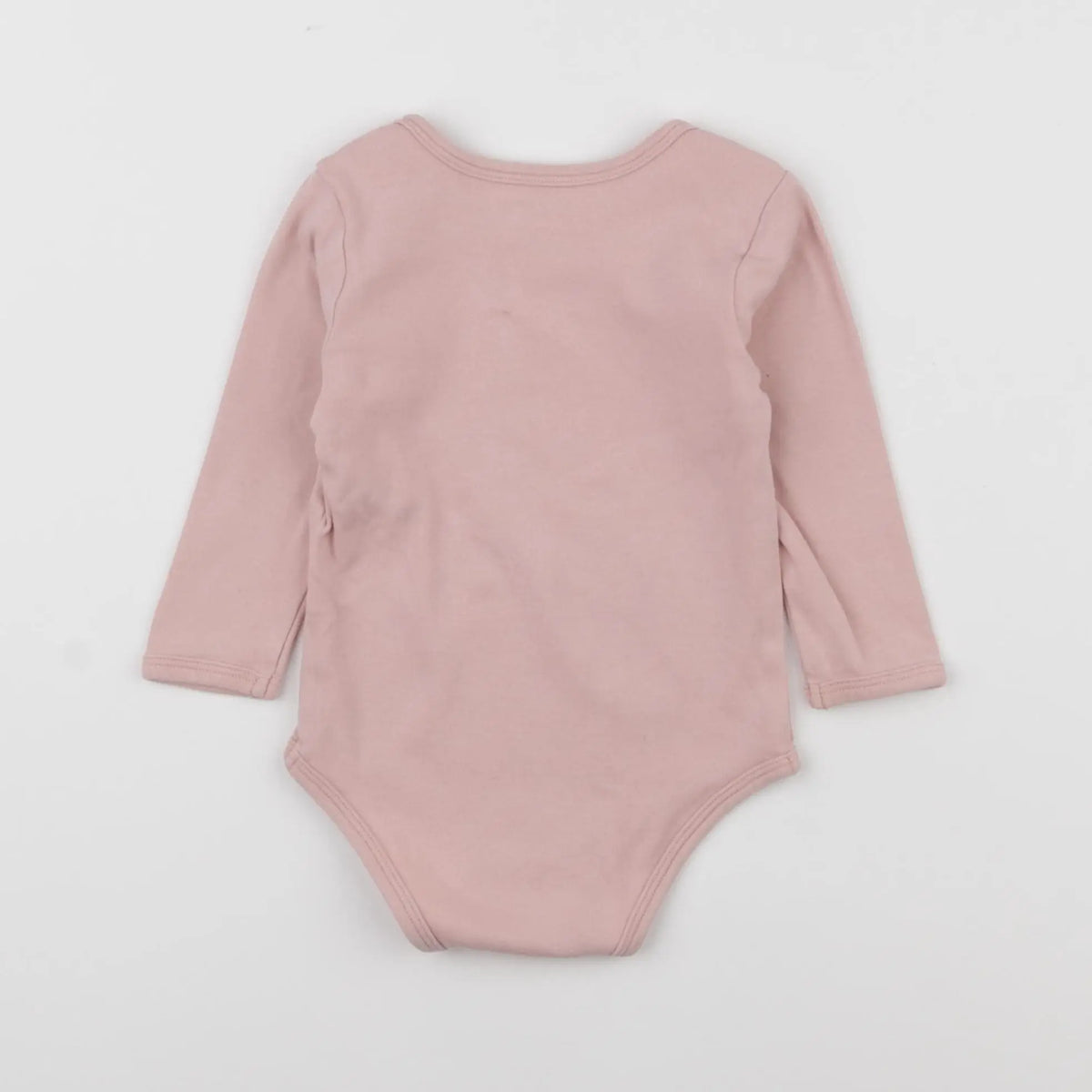 Vertbaudet - body rose - 12 mois