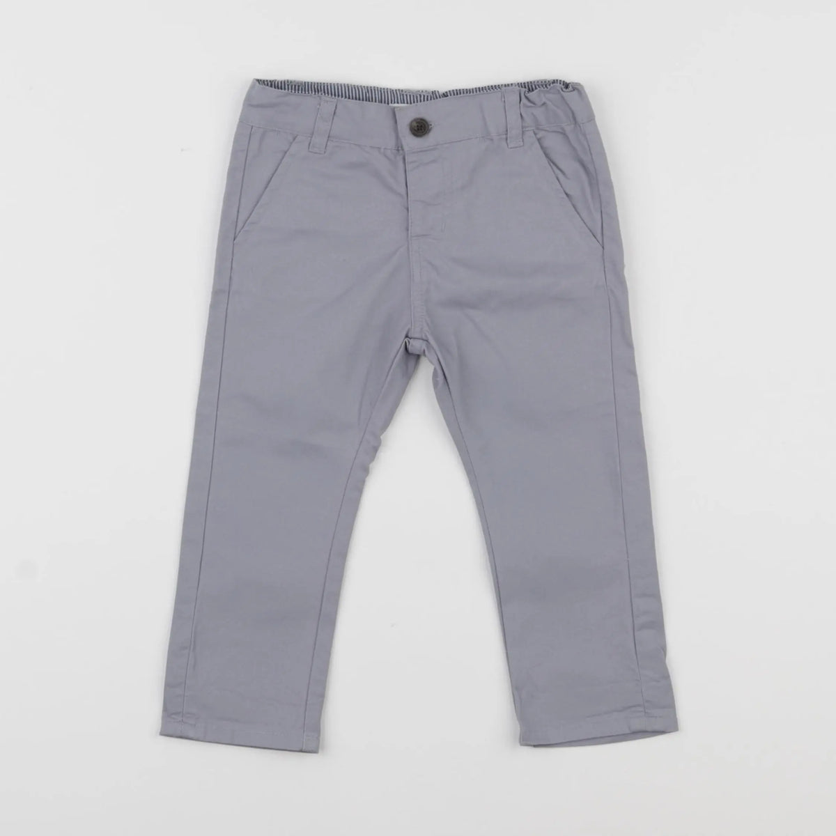 Vertbaudet - pantalon gris - 12 mois