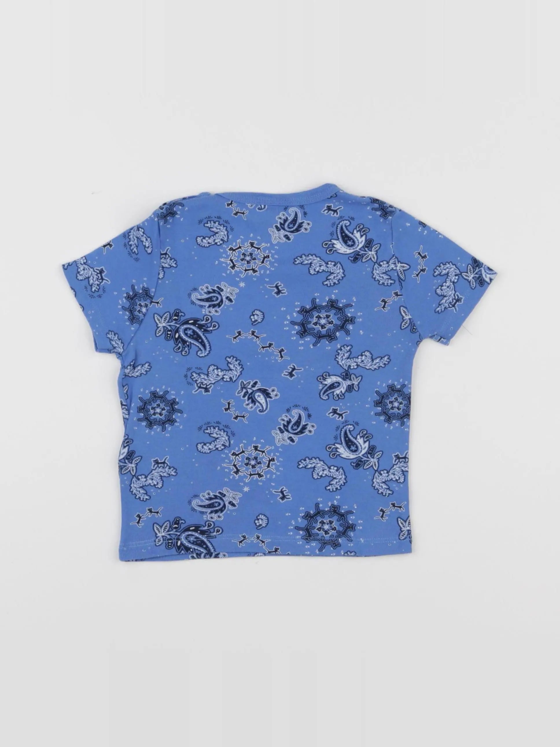 Petit Bateau - maillot de corps bleu - 18 mois