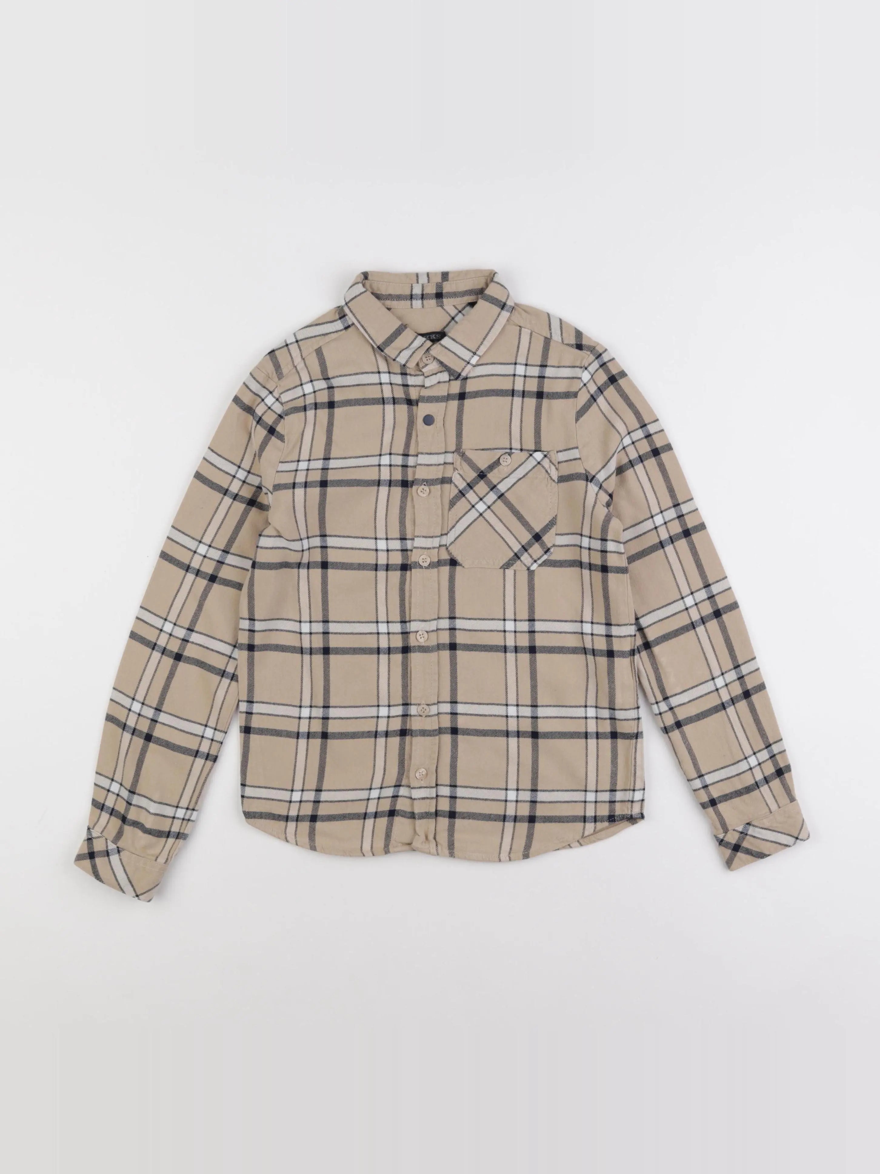 IKKS - chemise beige - 10 ans