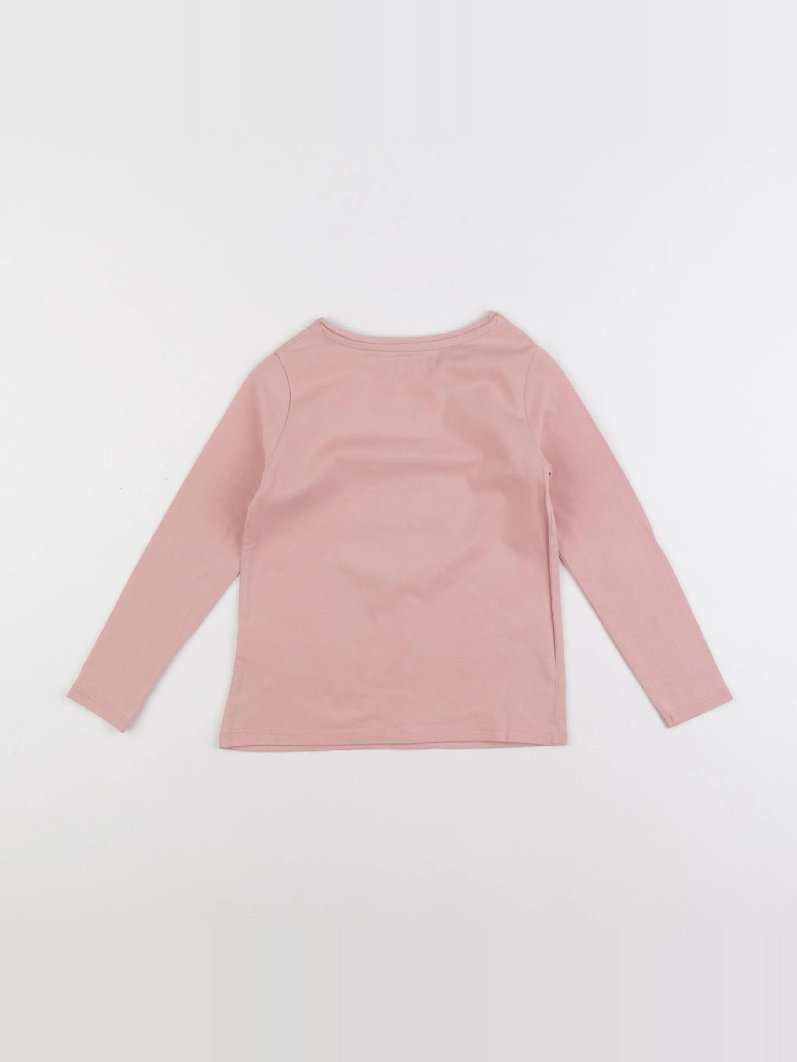 Vertbaudet - tee-shirt rose - 4 ans