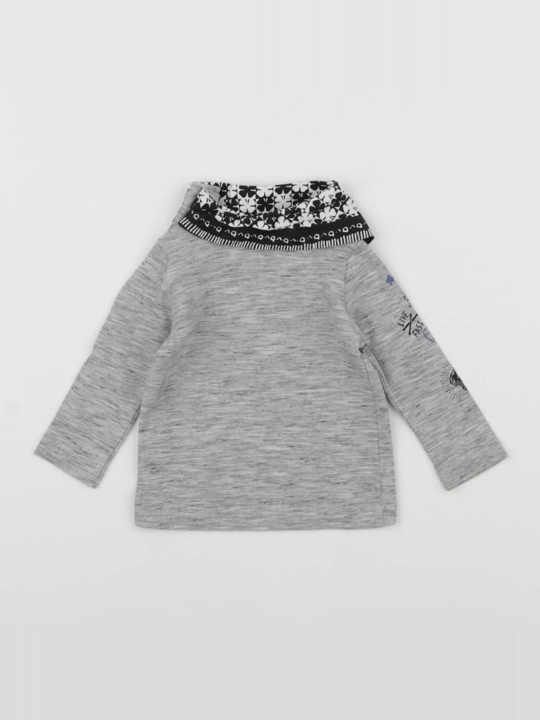 IKKS - tee-shirt gris - 3 mois