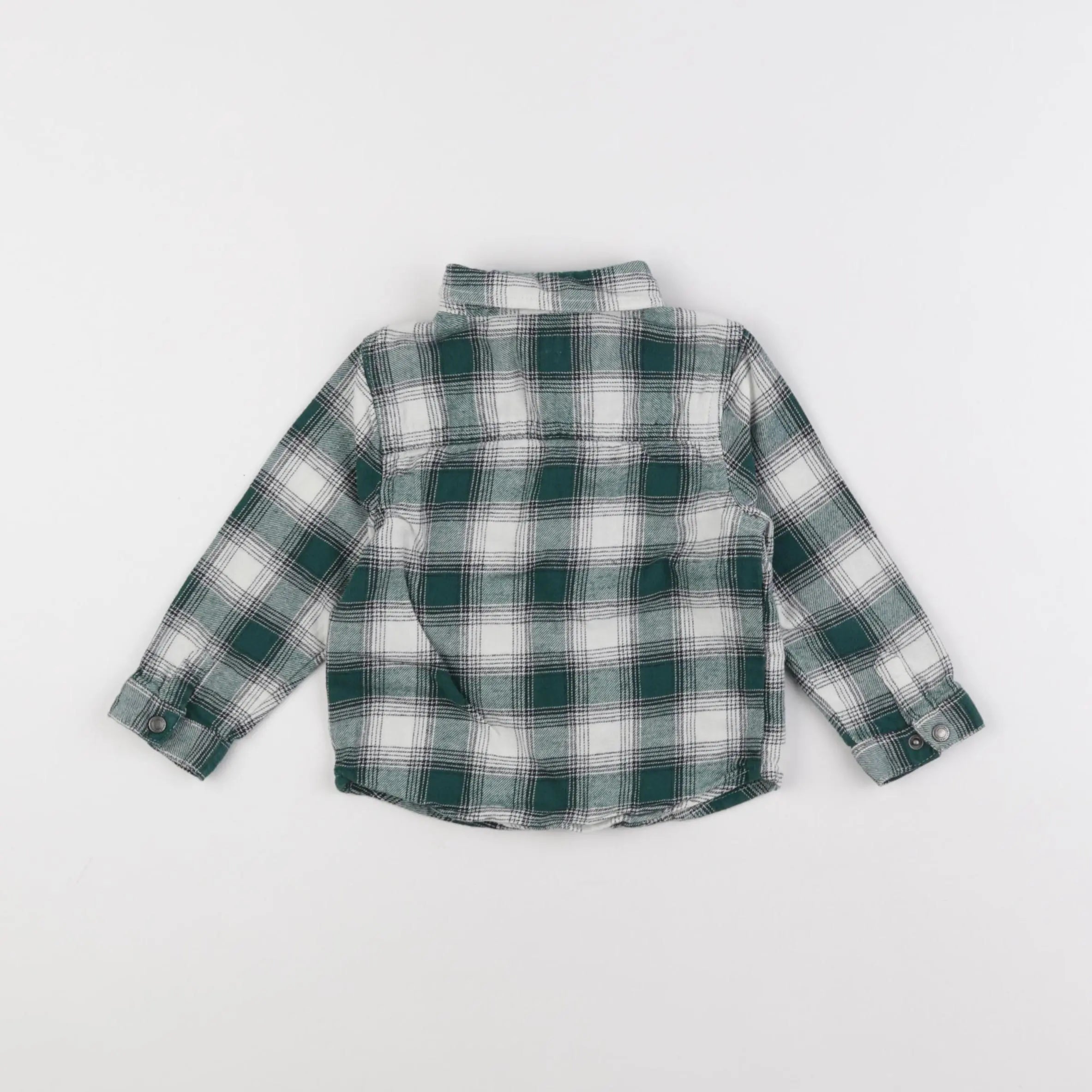 Vertbaudet - chemise vert - 18 mois