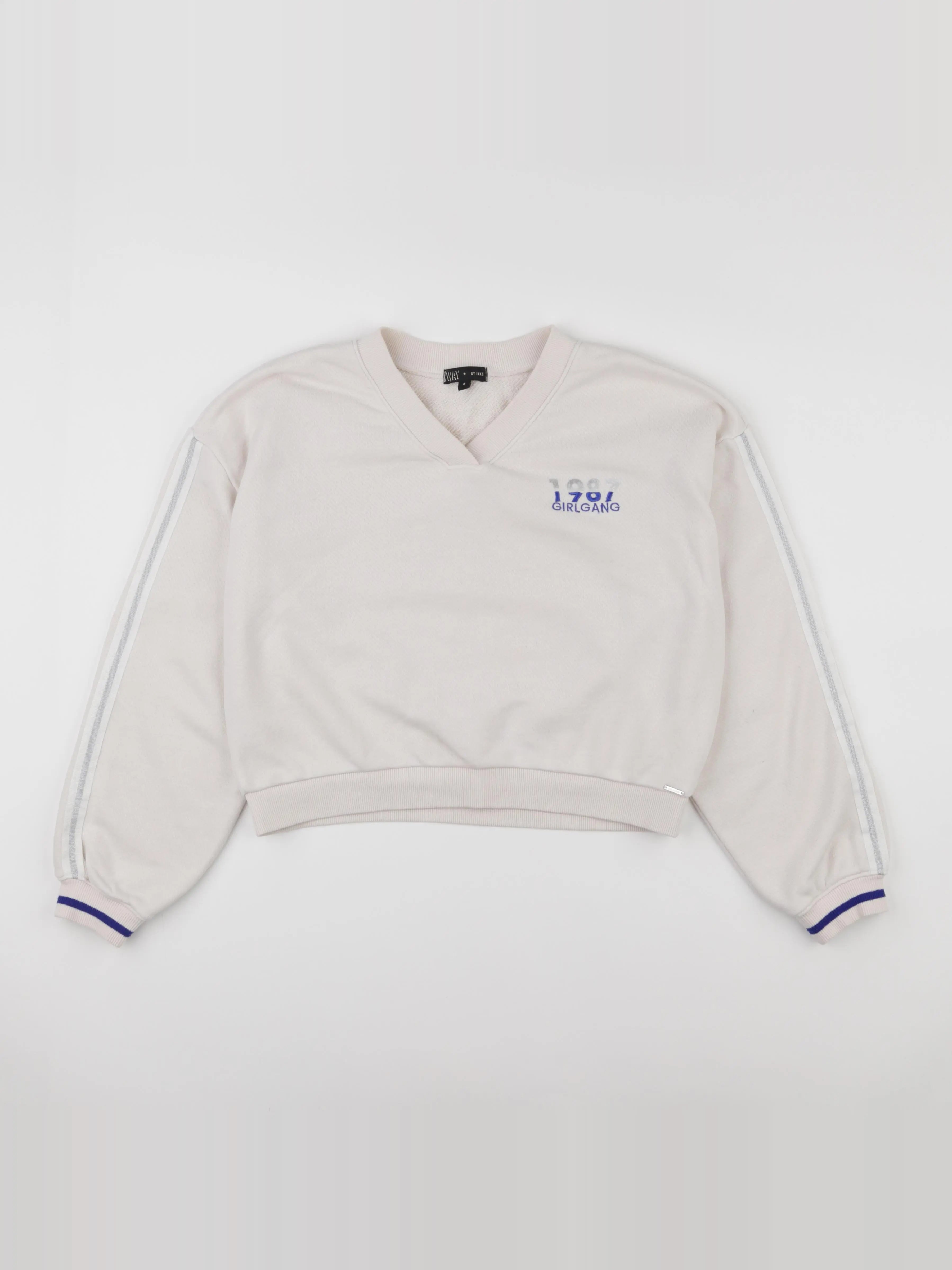 IKKS - sweat beige - 14 ans