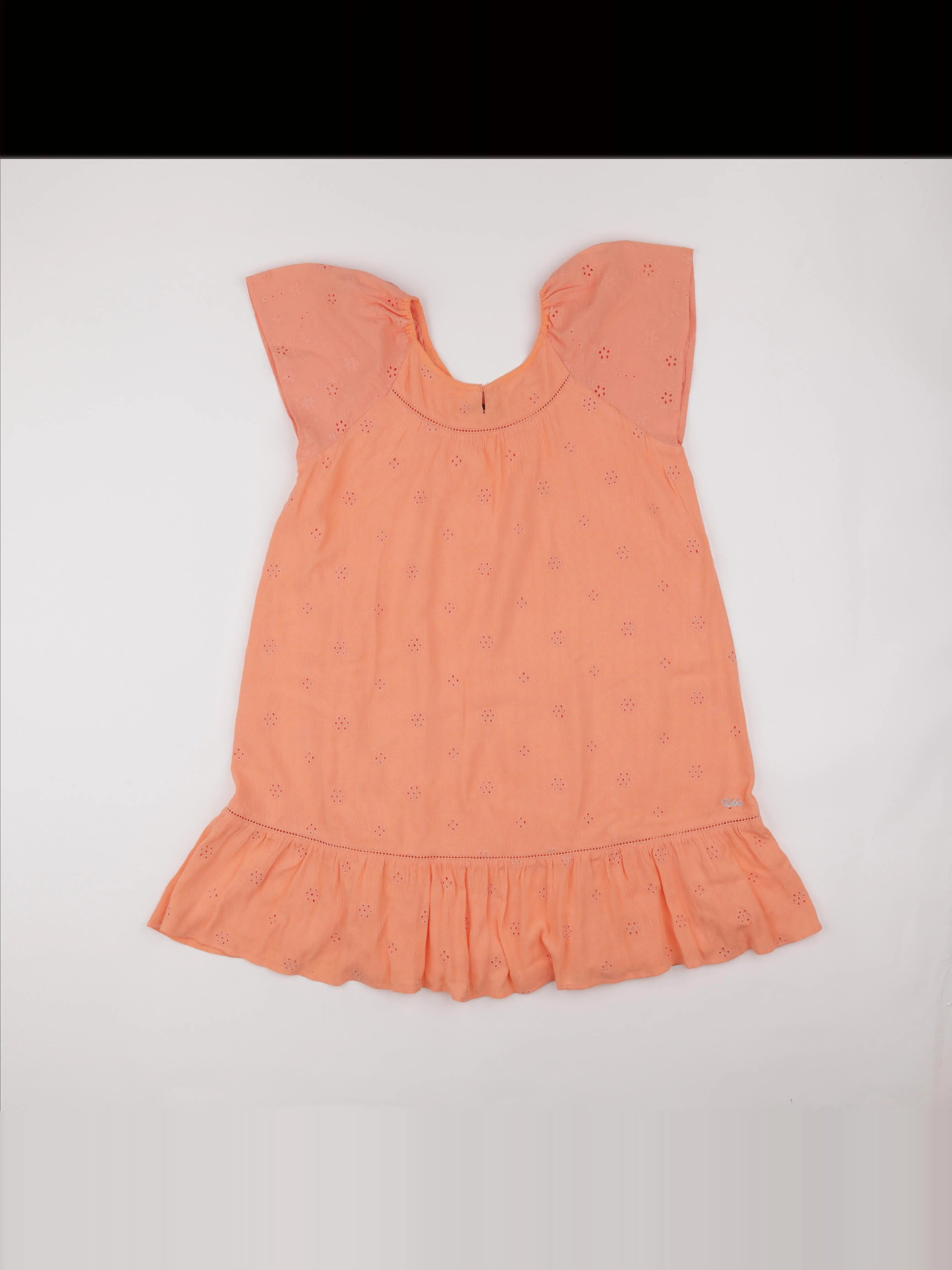 IKKS - robe orange - 12 ans