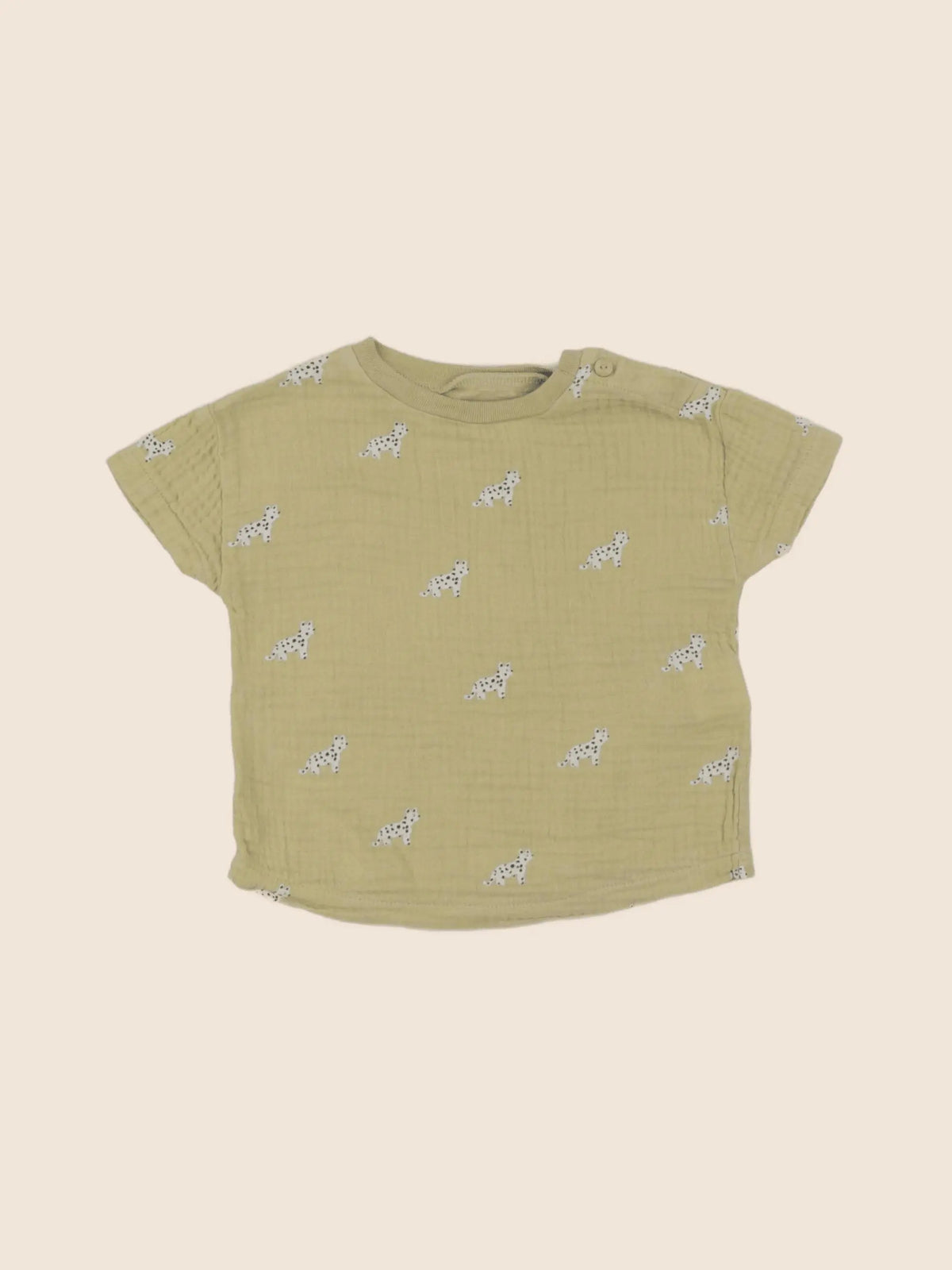 Zara - tee-shirt jaune - 3/6 mois