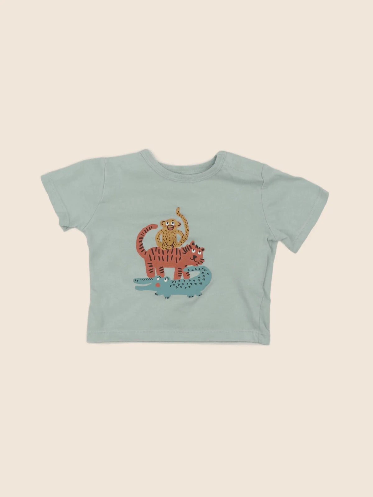 Boutchou - tee-shirt vert - 6 mois