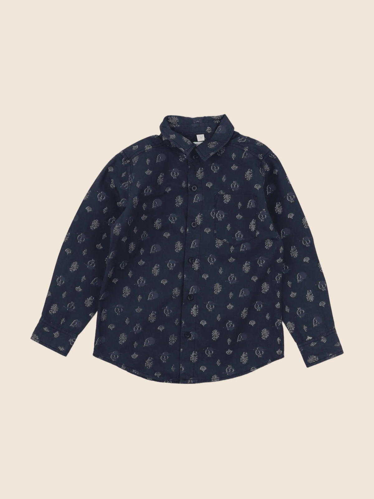 Vertbaudet - chemise bleu - 6 ans
