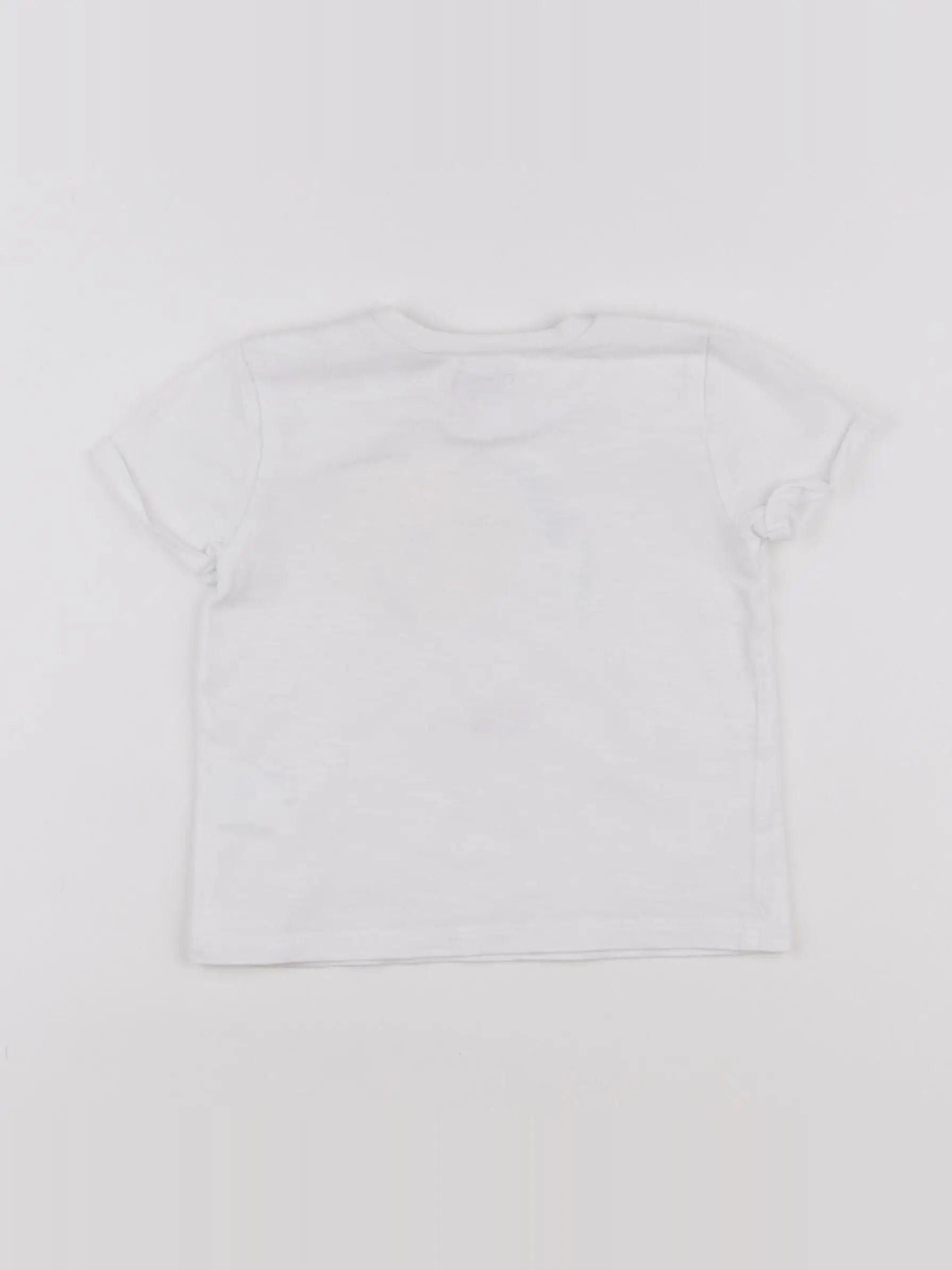 IKKS - tee-shirt blanc, jaune - 12 mois
