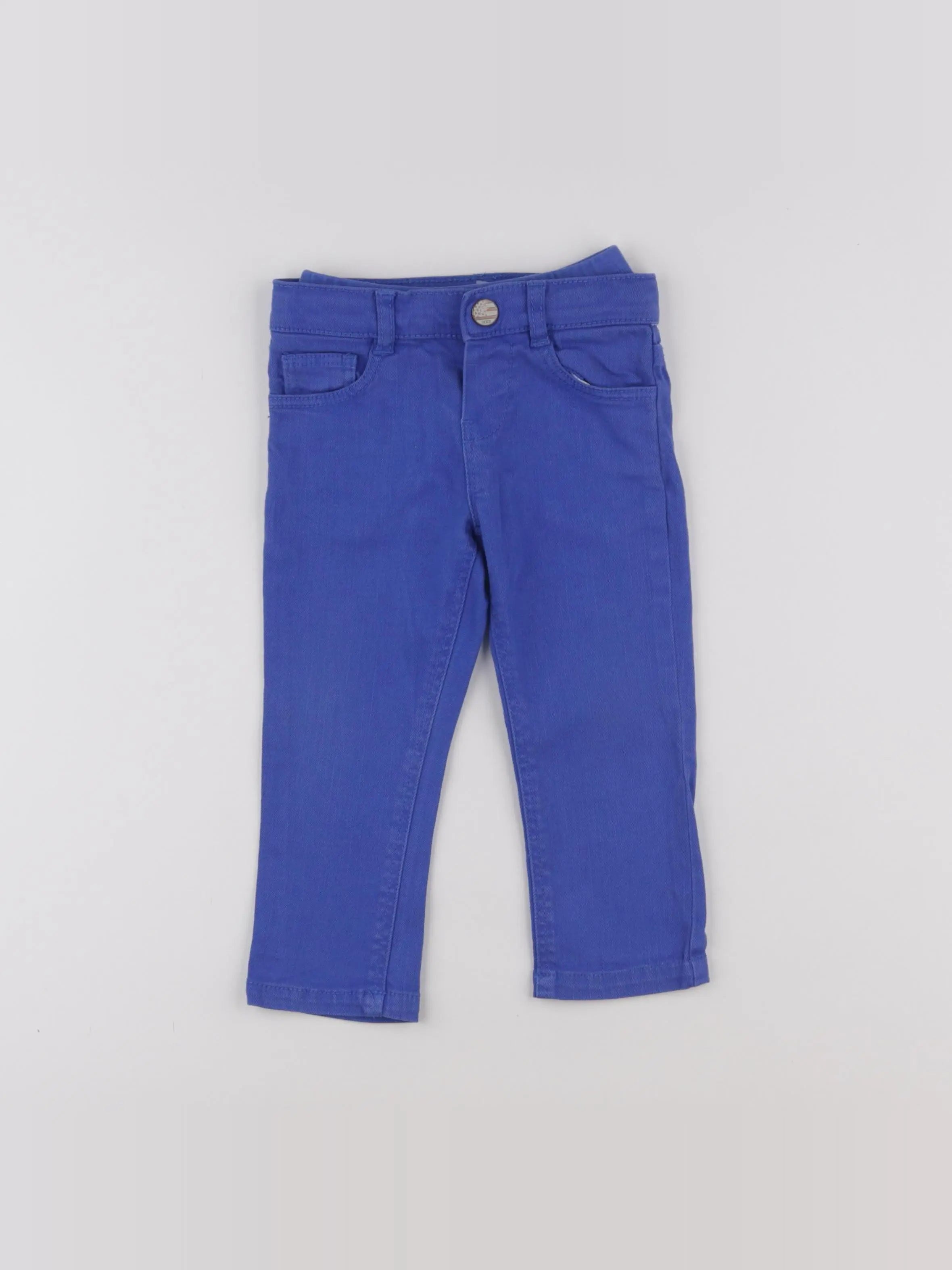 IKKS - pantalon bleu - 18 mois