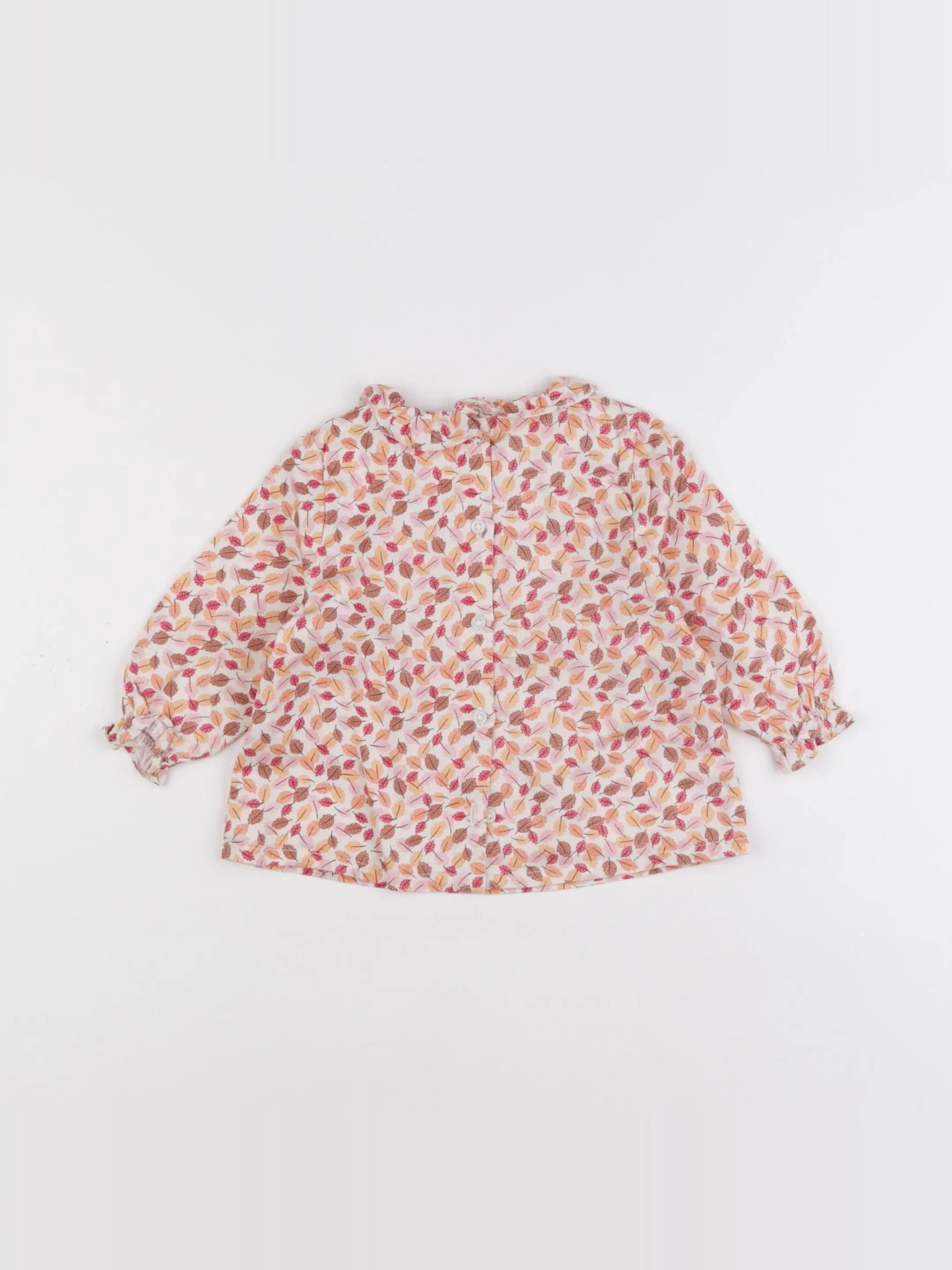 Cadet Rousselle - blouse rose, orange - 6 mois