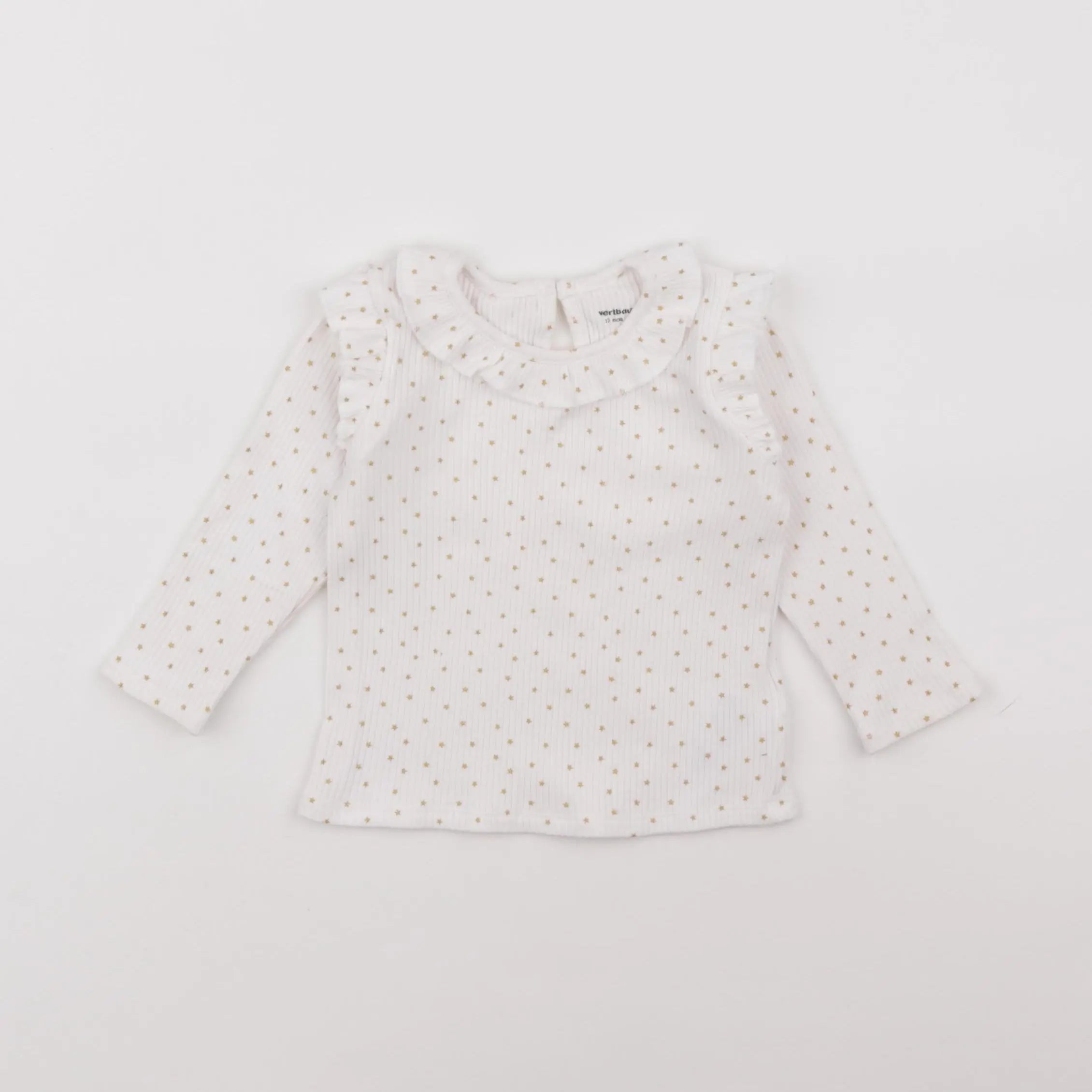 Vertbaudet - tee-shirt blanc - 12 mois