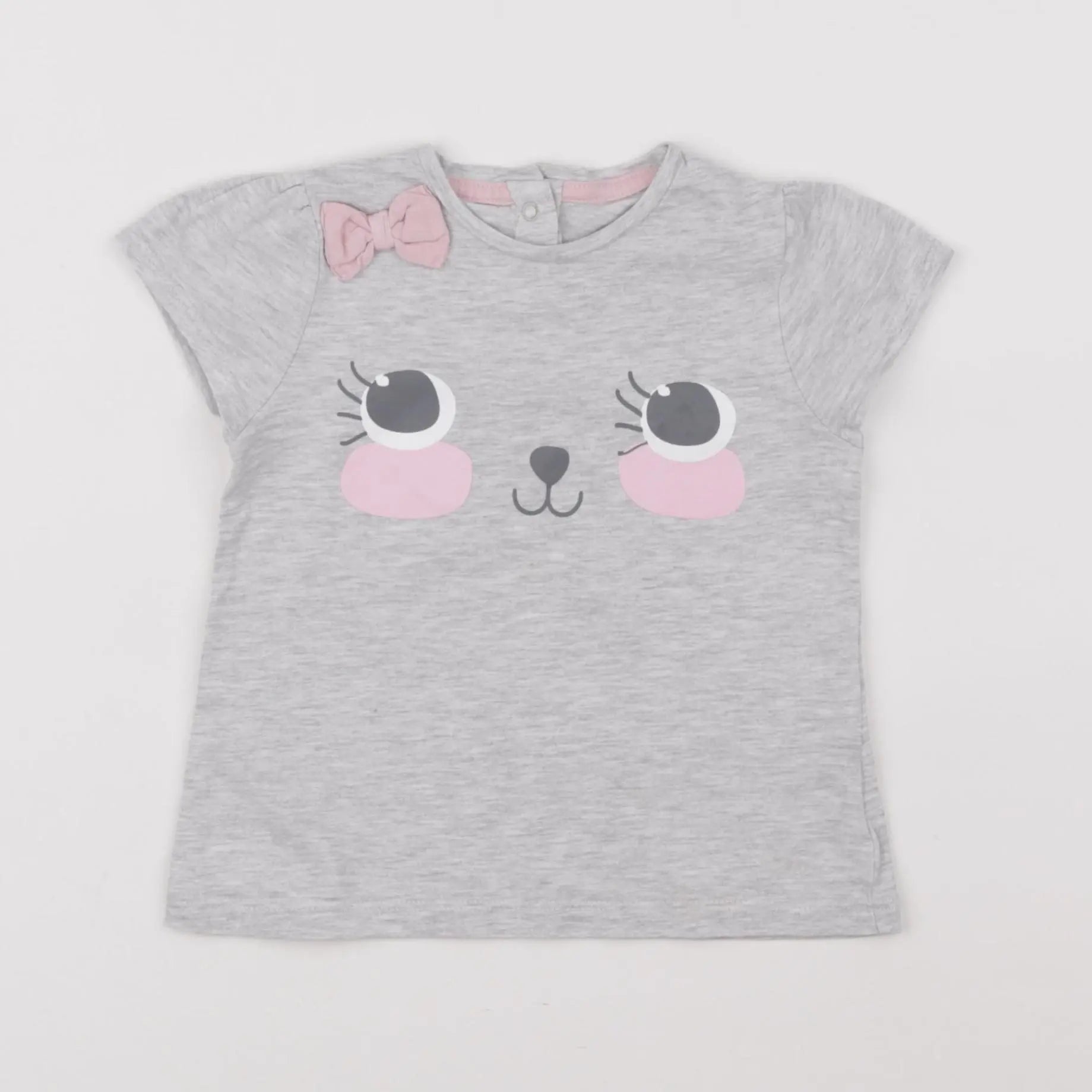 Vertbaudet - tee-shirt gris - 18 mois