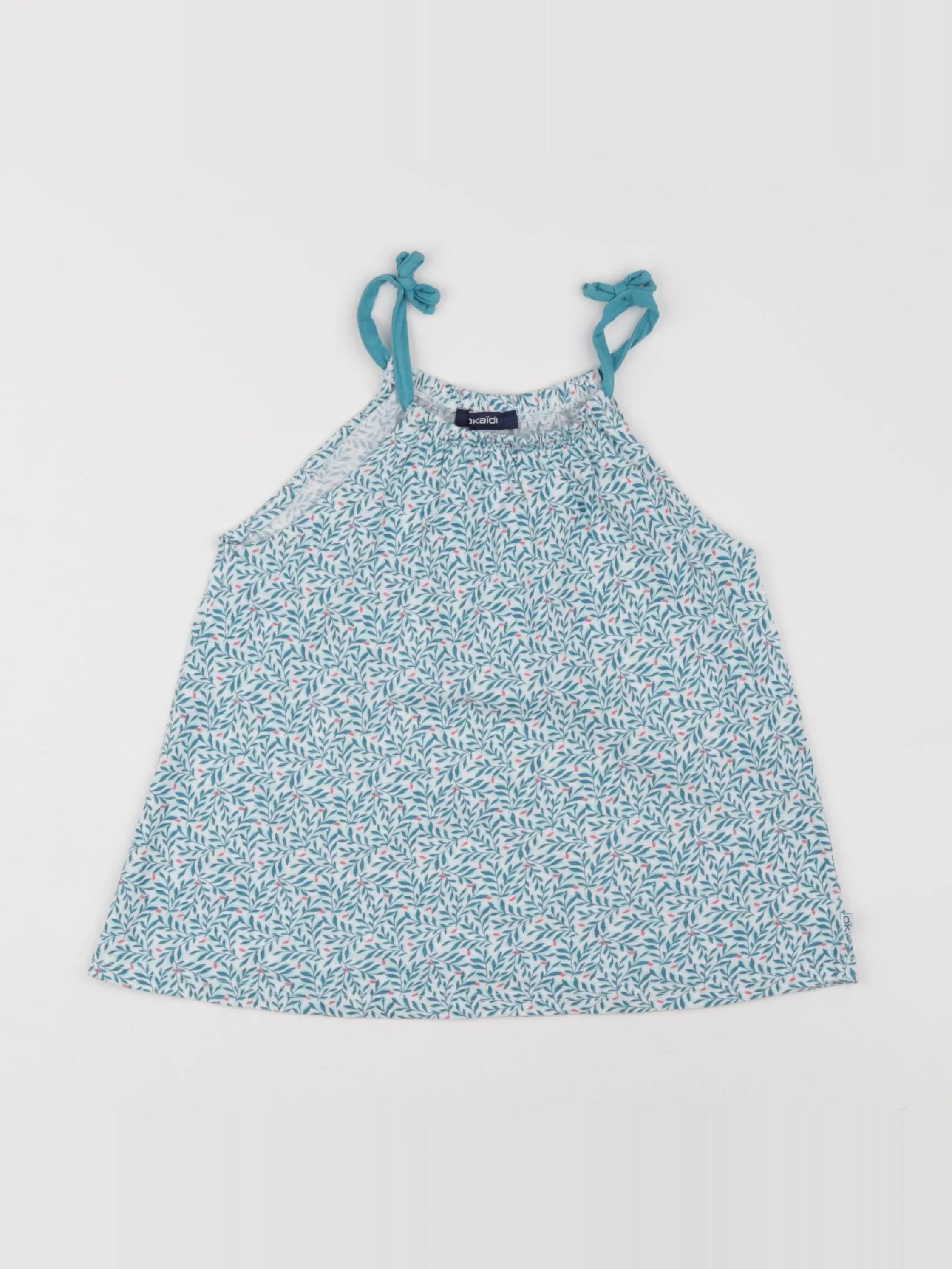 Okaidi - blouse bleu - 8 ans