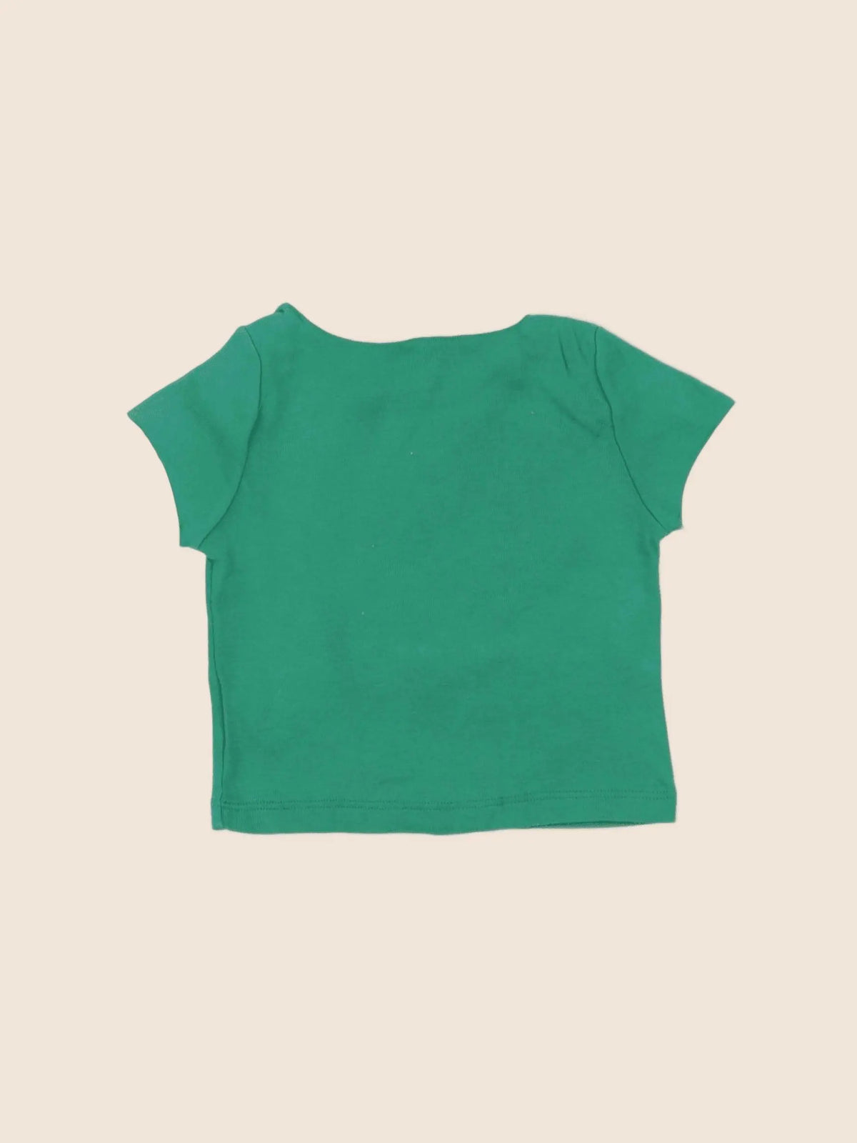 Petit Bateau - tee-shirt vert - 6 mois