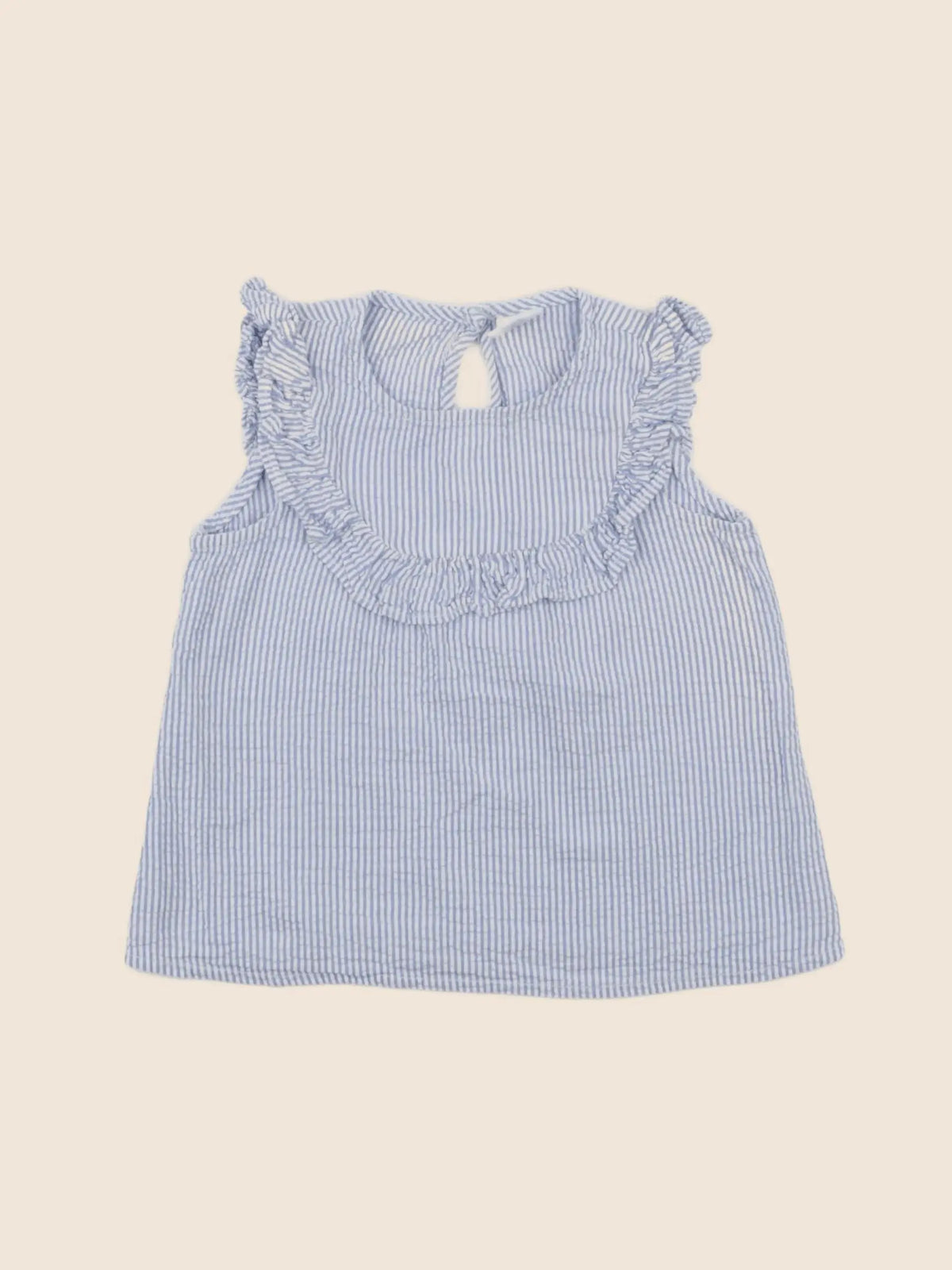 H&M - blouse bleu - 12 mois