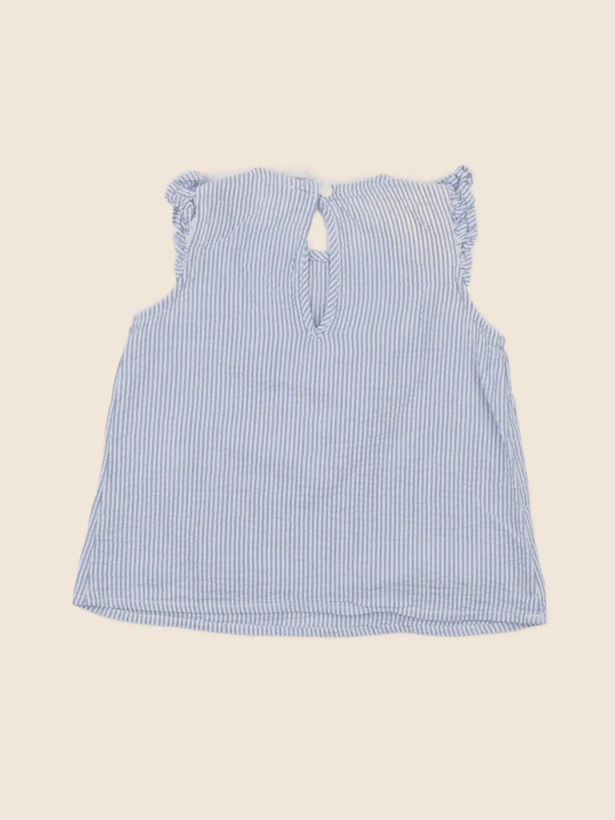 H&M - blouse bleu - 12 mois