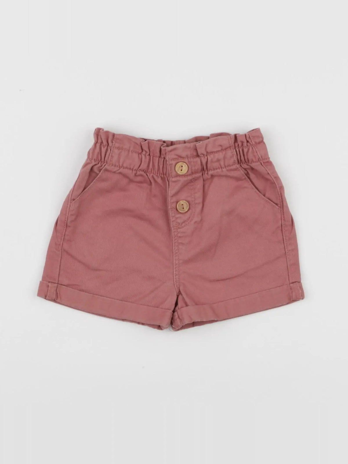 Vertbaudet - short rouge - 12 mois