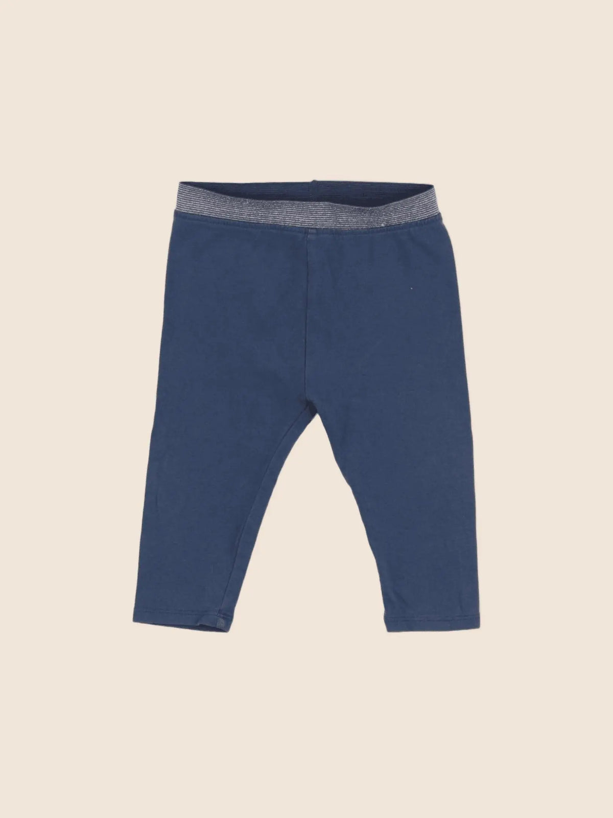 Vertbaudet - legging bleu - 9 mois