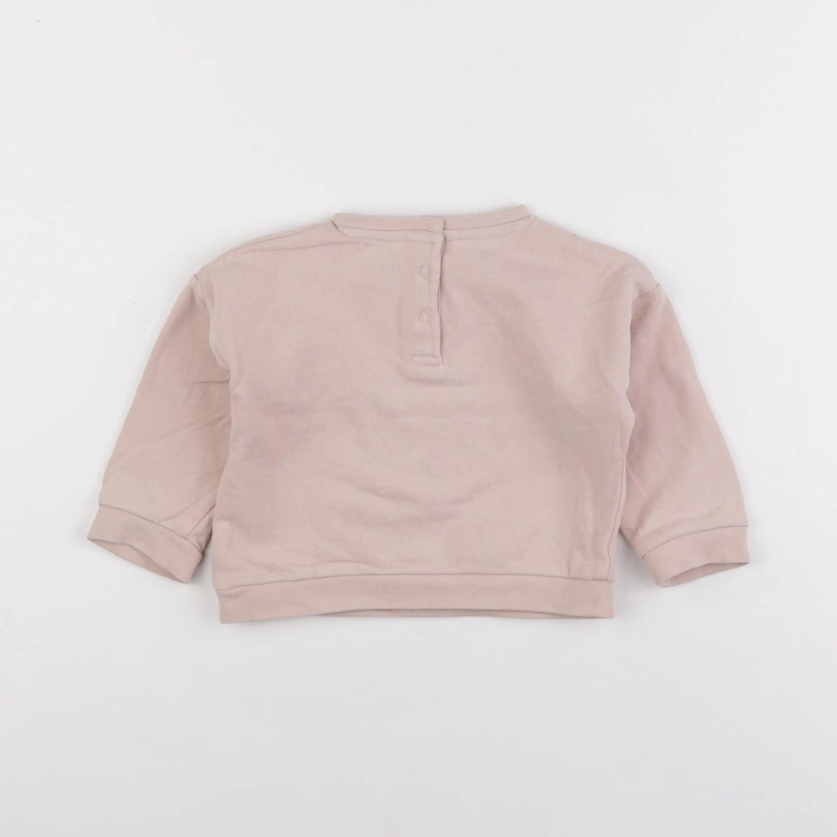 Vertbaudet - sweat rose - 18 mois