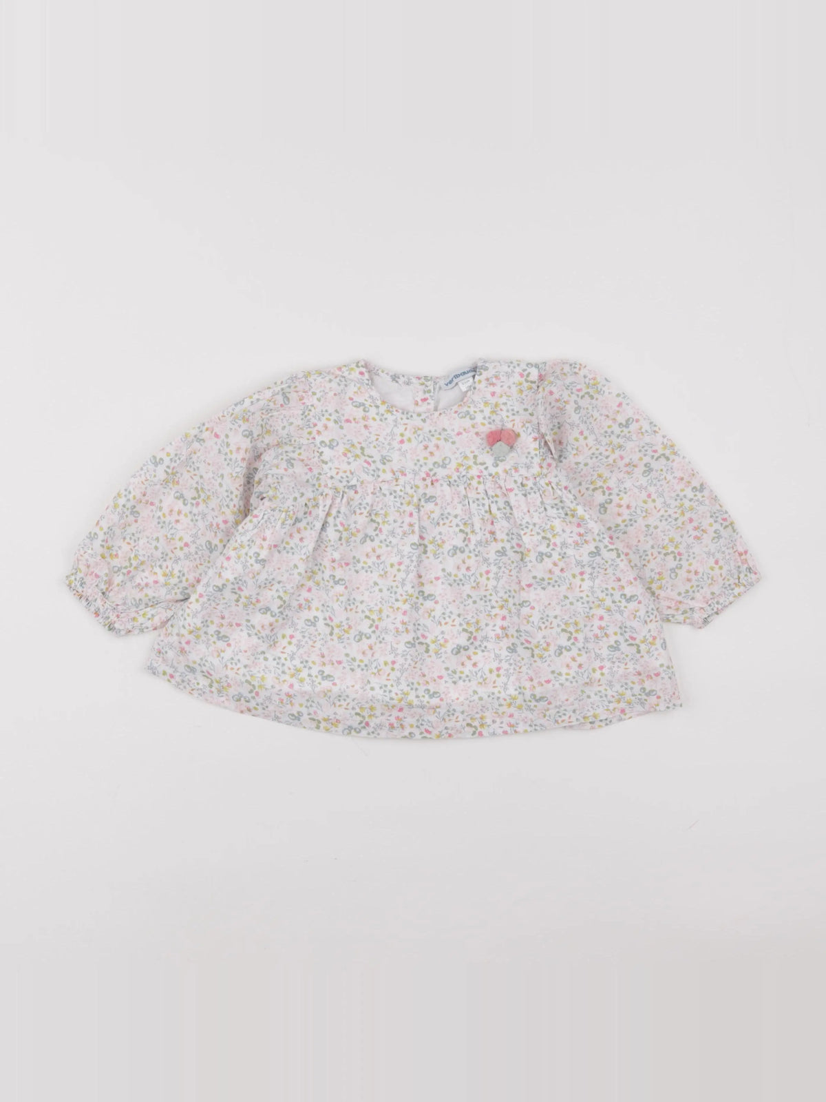 Vertbaudet - blouse blanc - 18 mois