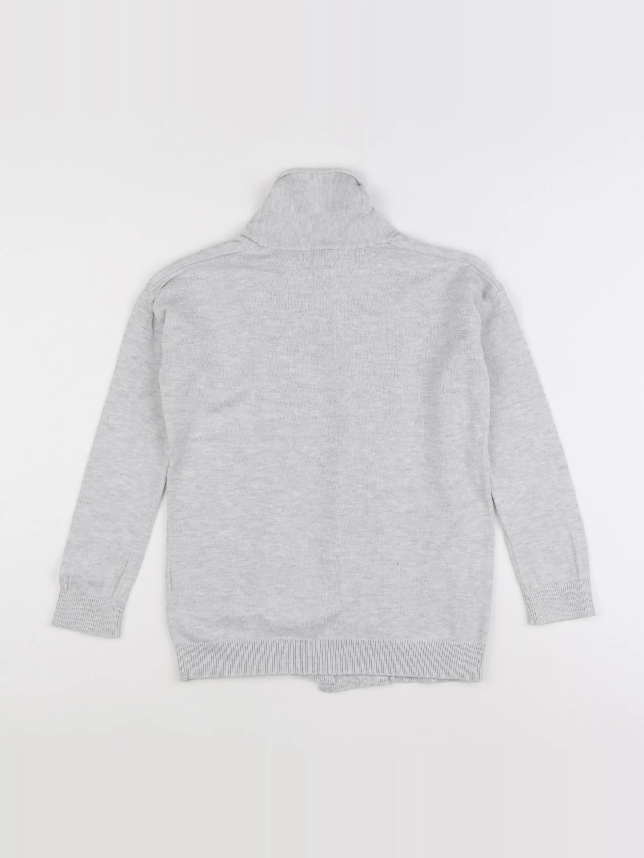 Vertbaudet - gilet gris - 8 ans