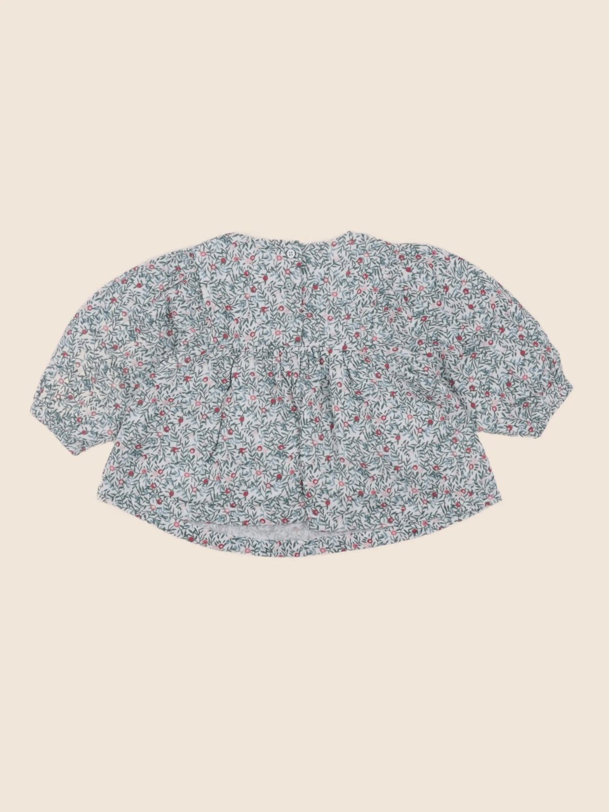 Vertbaudet - blouse vert - 9 mois