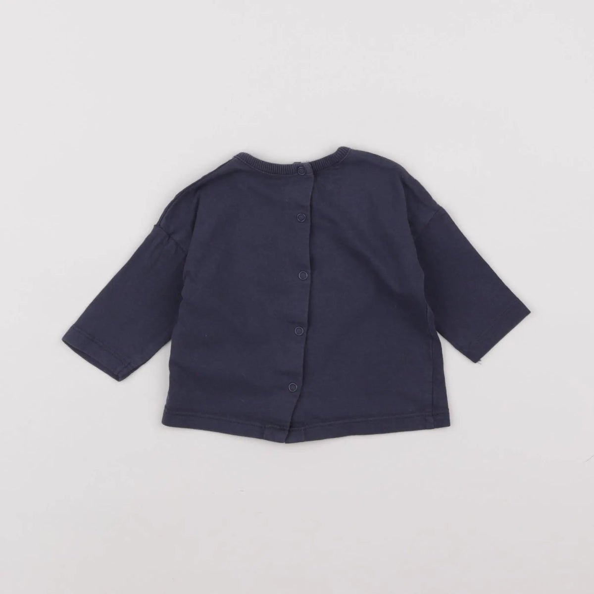 Vertbaudet - tee-shirt bleu - 3 mois