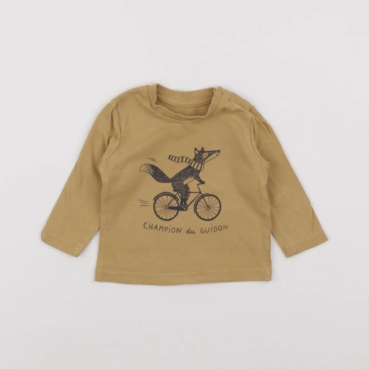 Vertbaudet - tee-shirt jaune - 3 mois