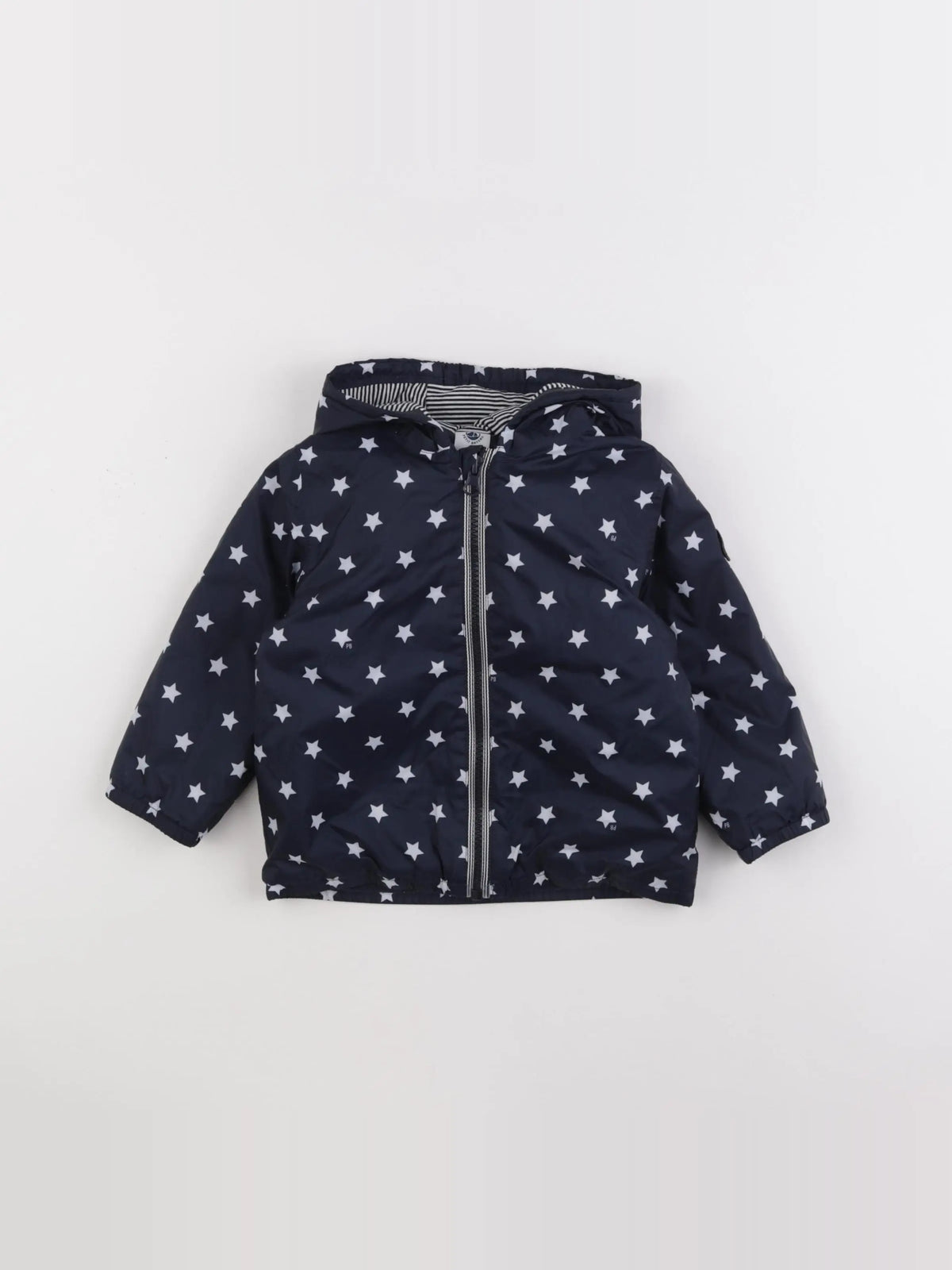 Petit Bateau - doudoune bleu - 18 mois