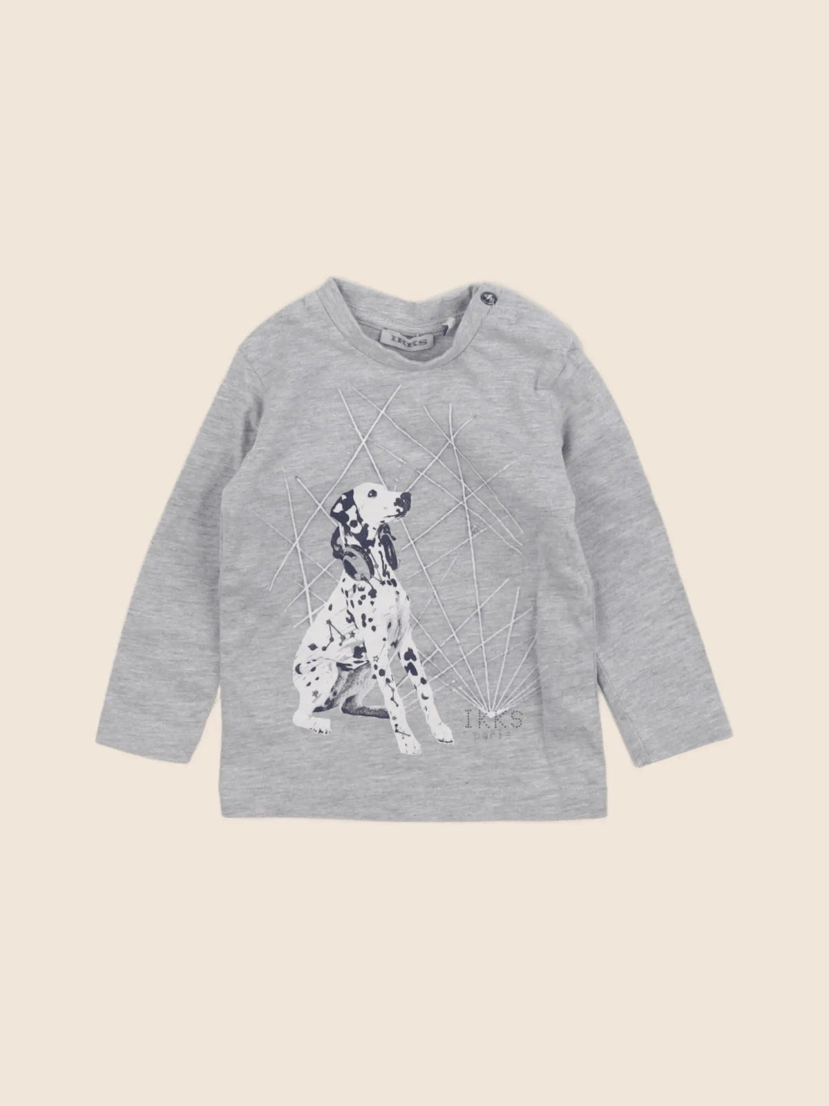 IKKS - tee-shirt gris - 6 mois