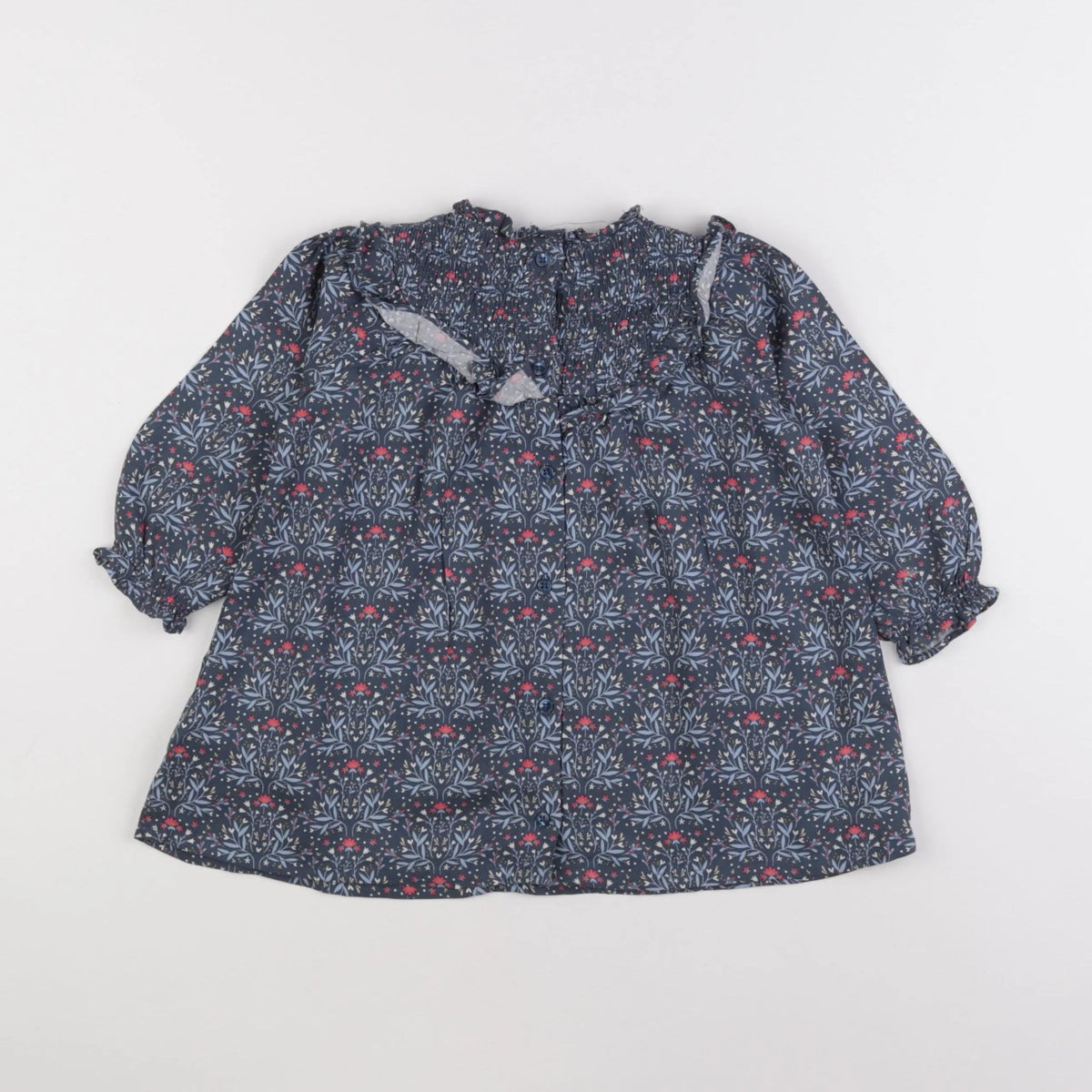 Vertbaudet - robe bleu - 18 mois