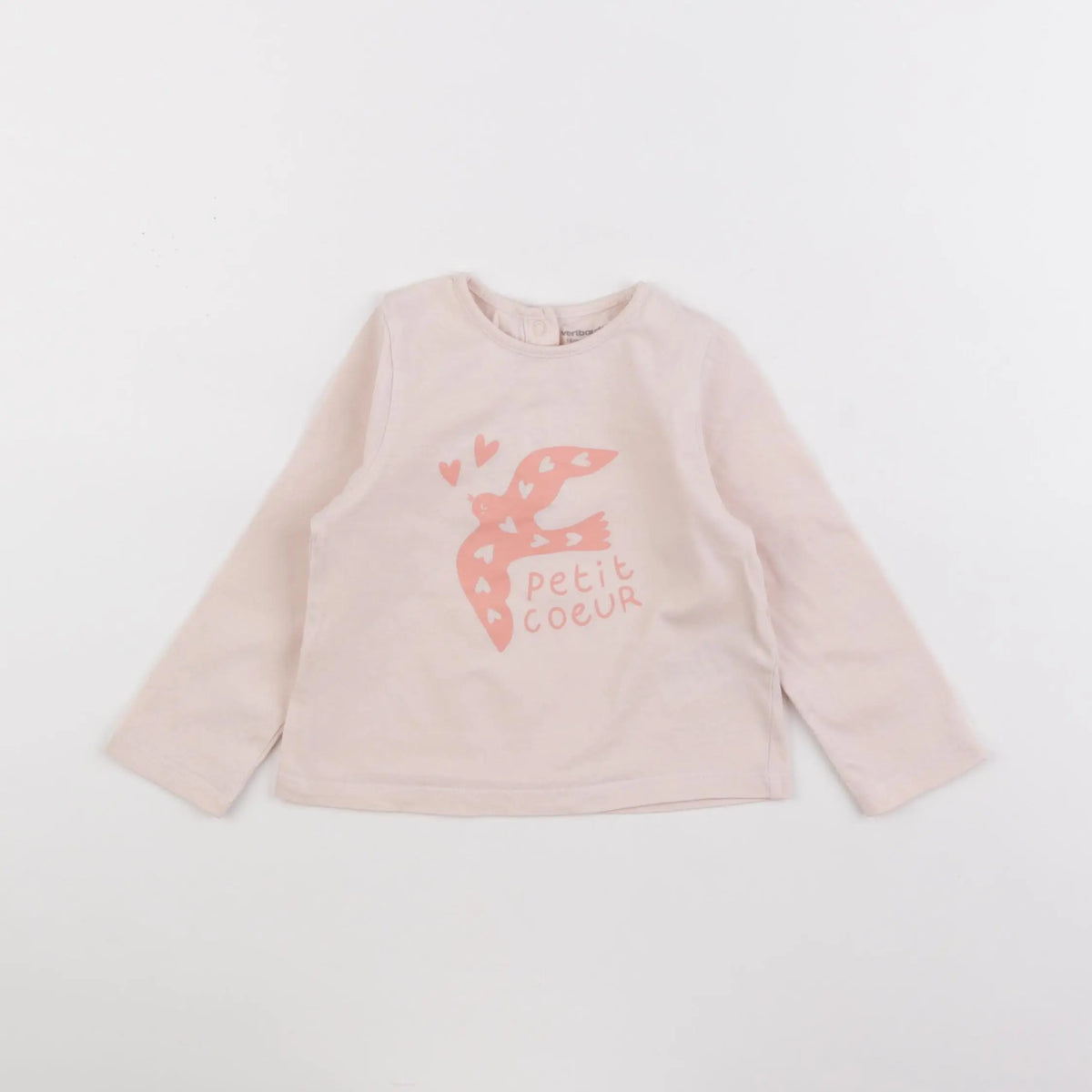 Vertbaudet - tee-shirt rose - 18 mois