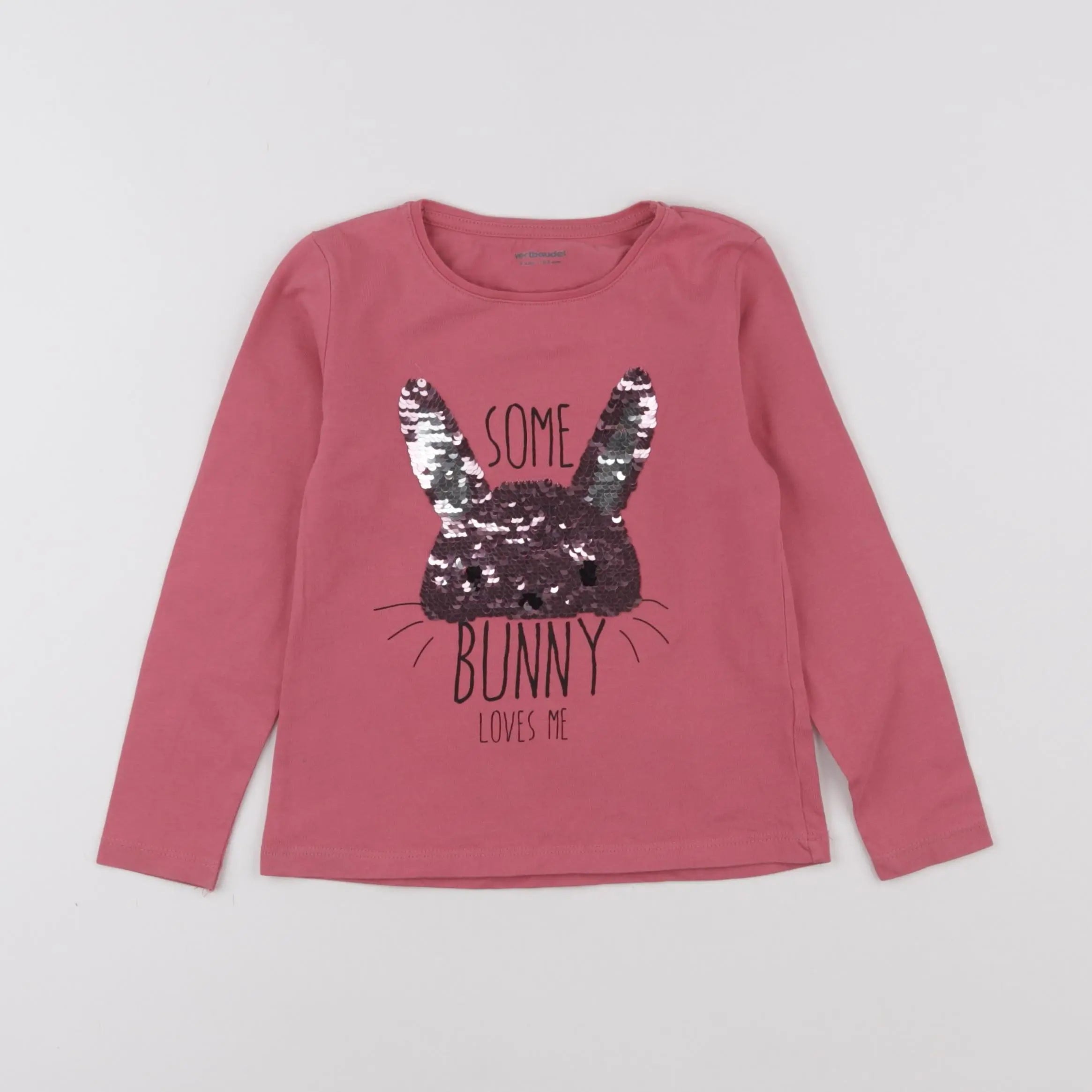 Vertbaudet - tee-shirt rose - 4 ans