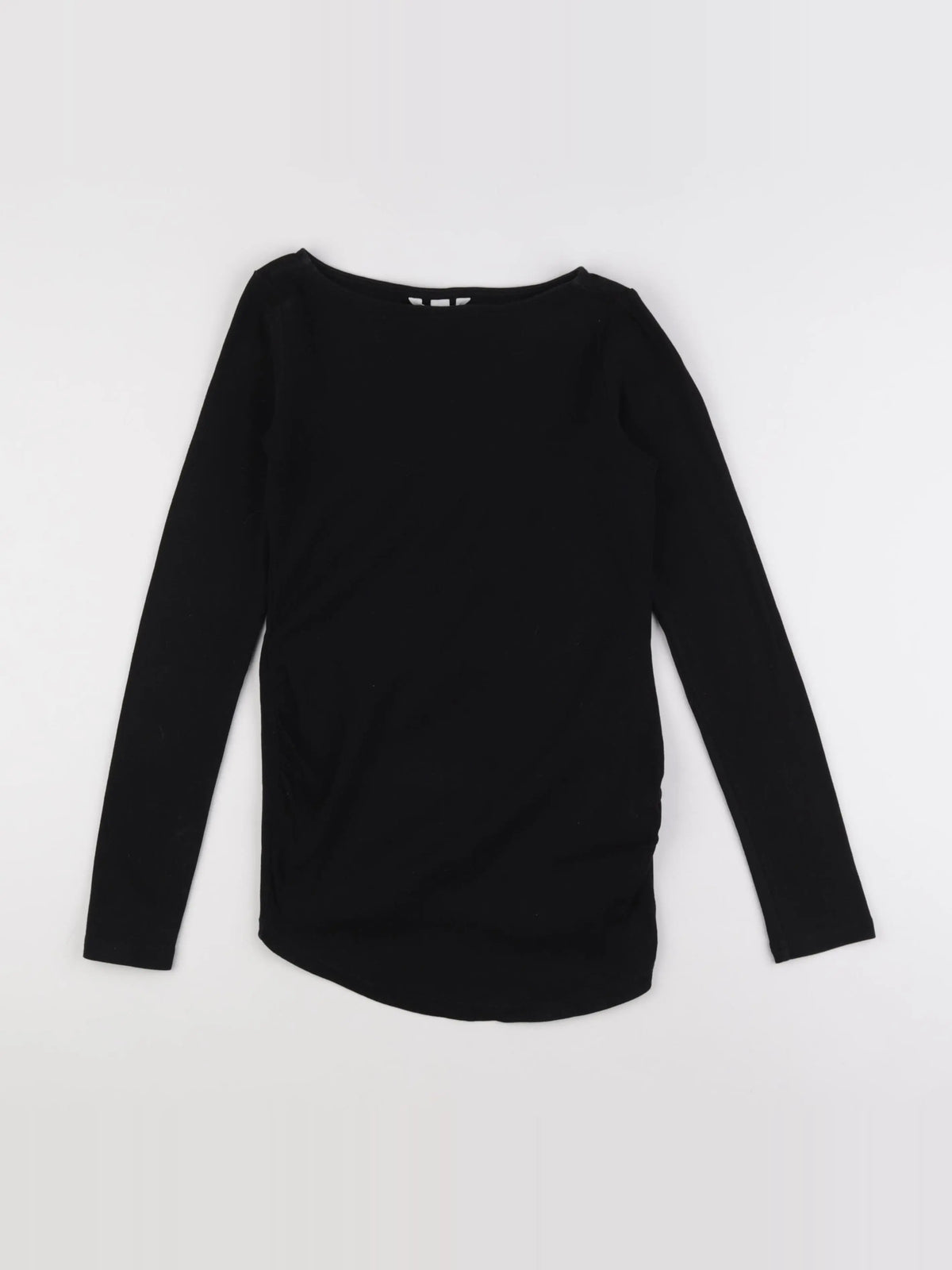 H&M - tee-shirt grossesse noir - xs