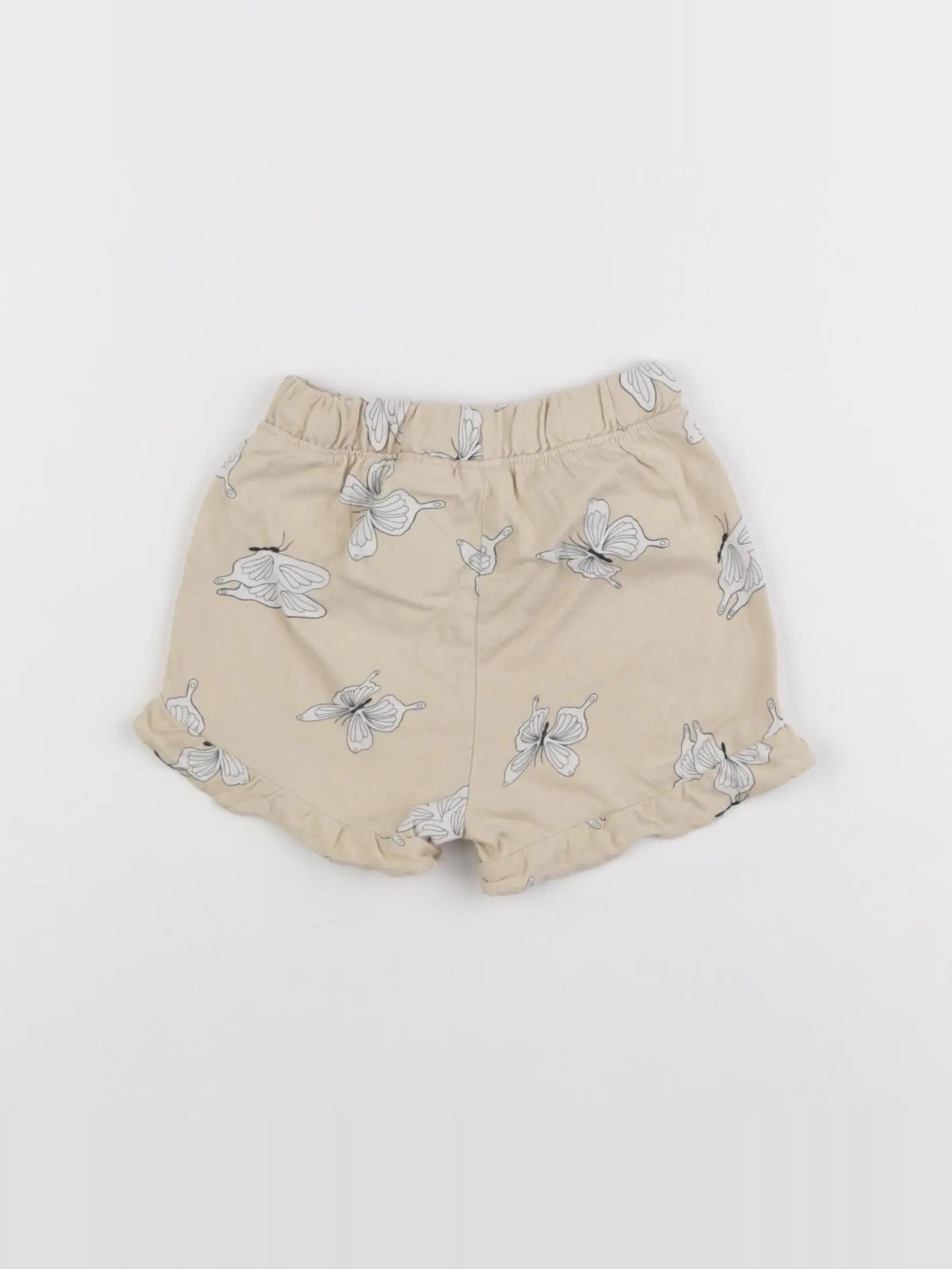 H&M - short beige - 9/12 mois