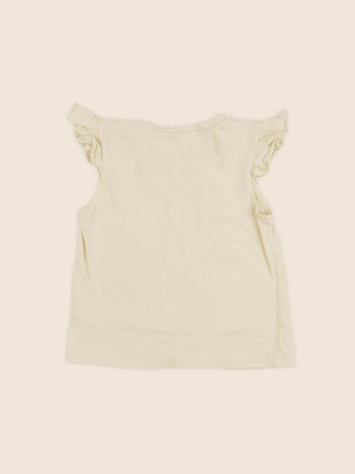 H&M - tee-shirt jaune - 9/12 mois