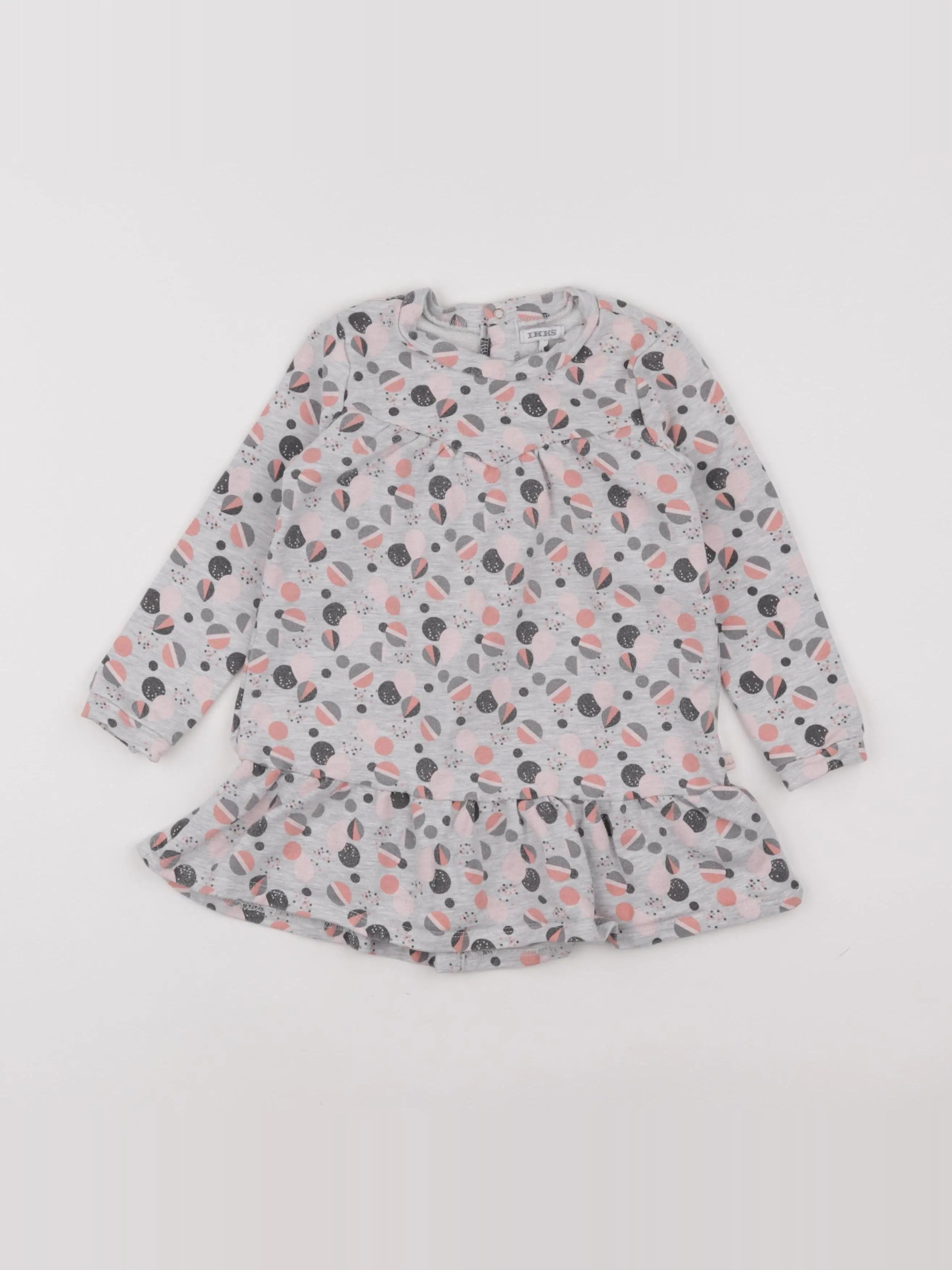 IKKS - robe gris - 3 ans
