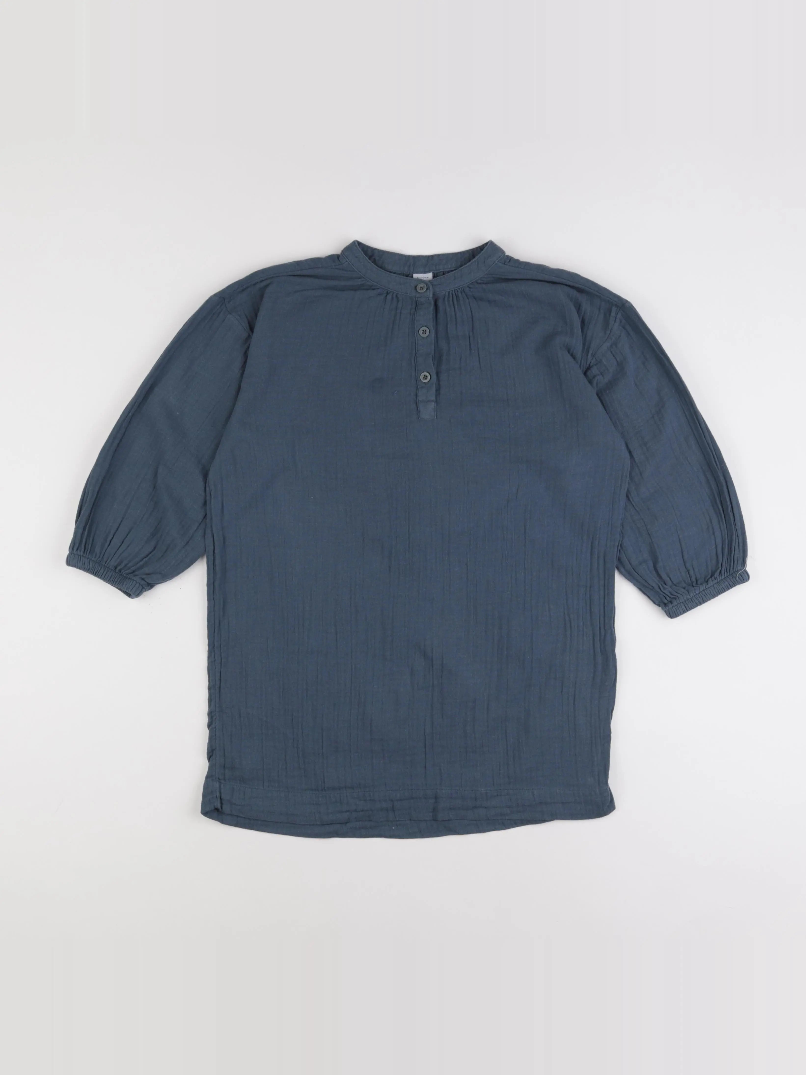 Petit Bateau - robe bleu - 8 ans