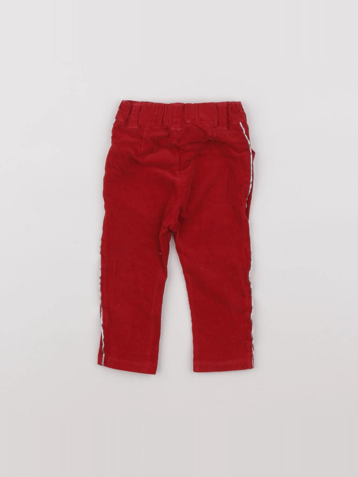 Petit Bateau - pantalon rouge - 12 mois