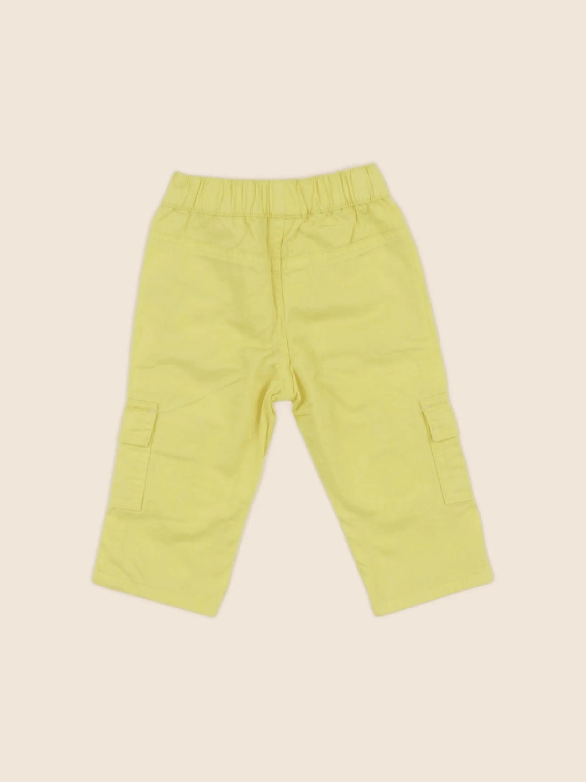 Vertbaudet - pantalon jaune - 6 mois