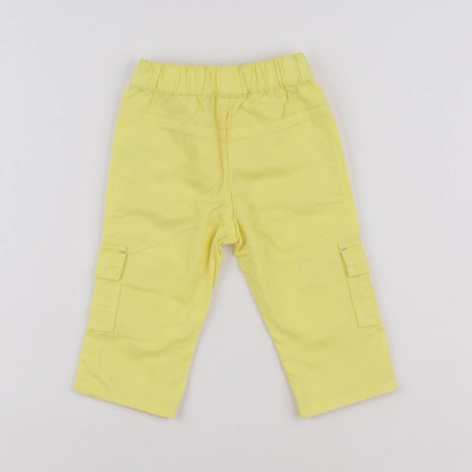 Vertbaudet - pantalon jaune - 6 mois