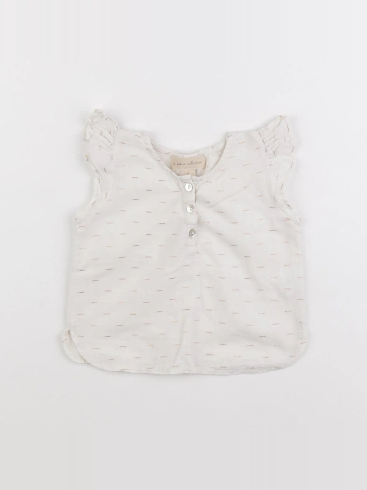 La Petite Collection - blouse blanc - 6 mois