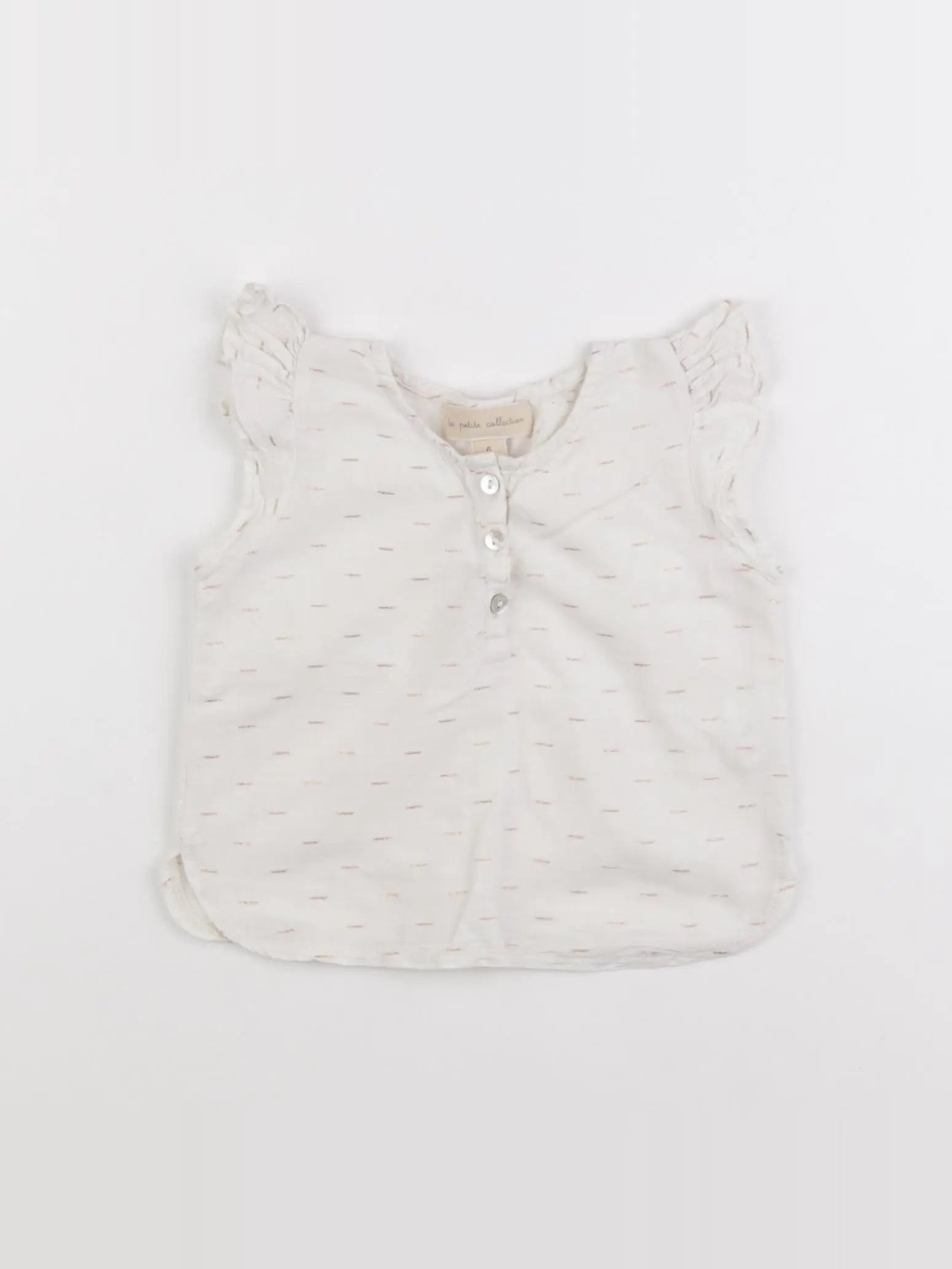 La Petite Collection - blouse blanc - 6 mois