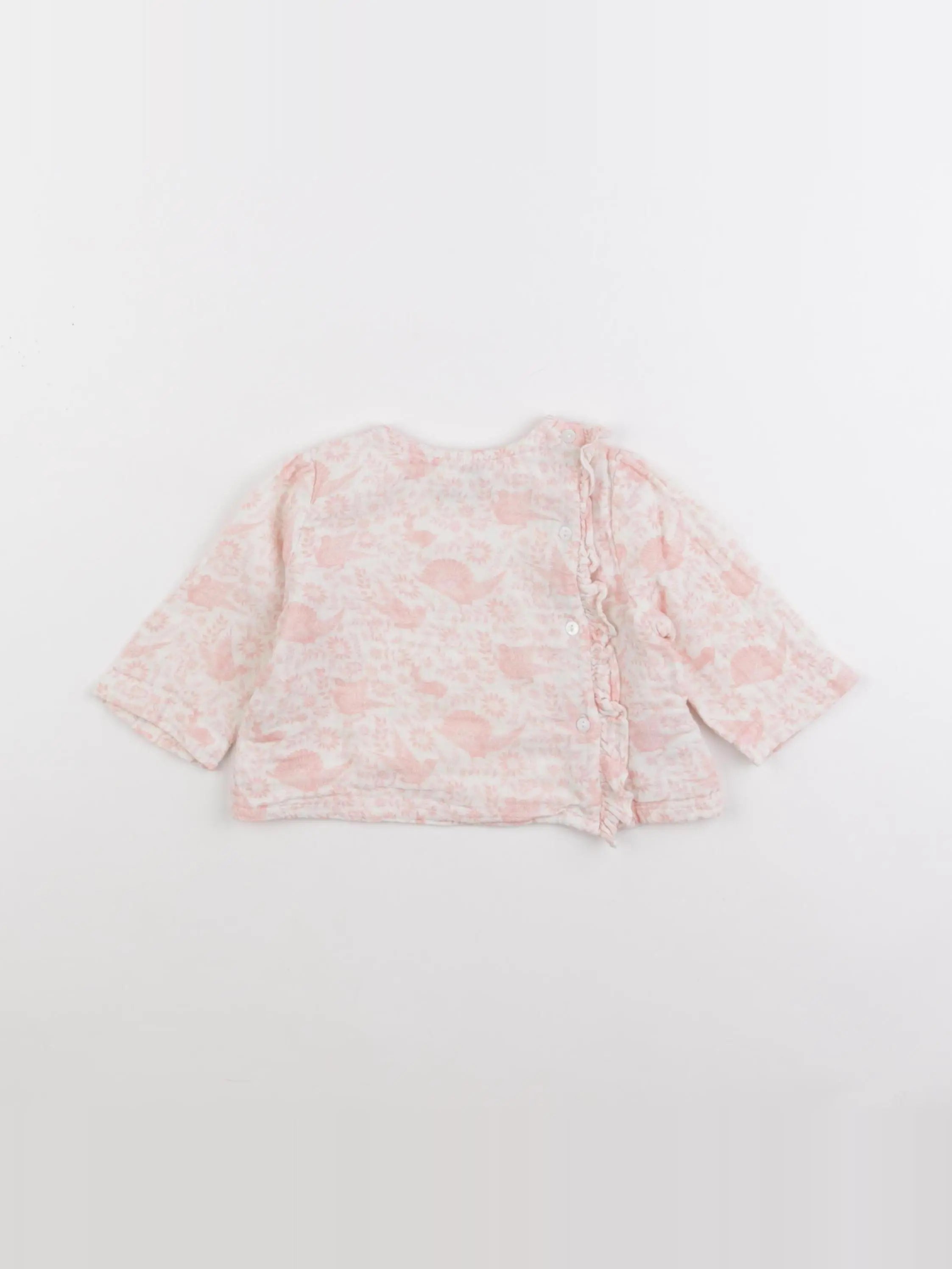 Cyrillus - blouse rose - 6 mois