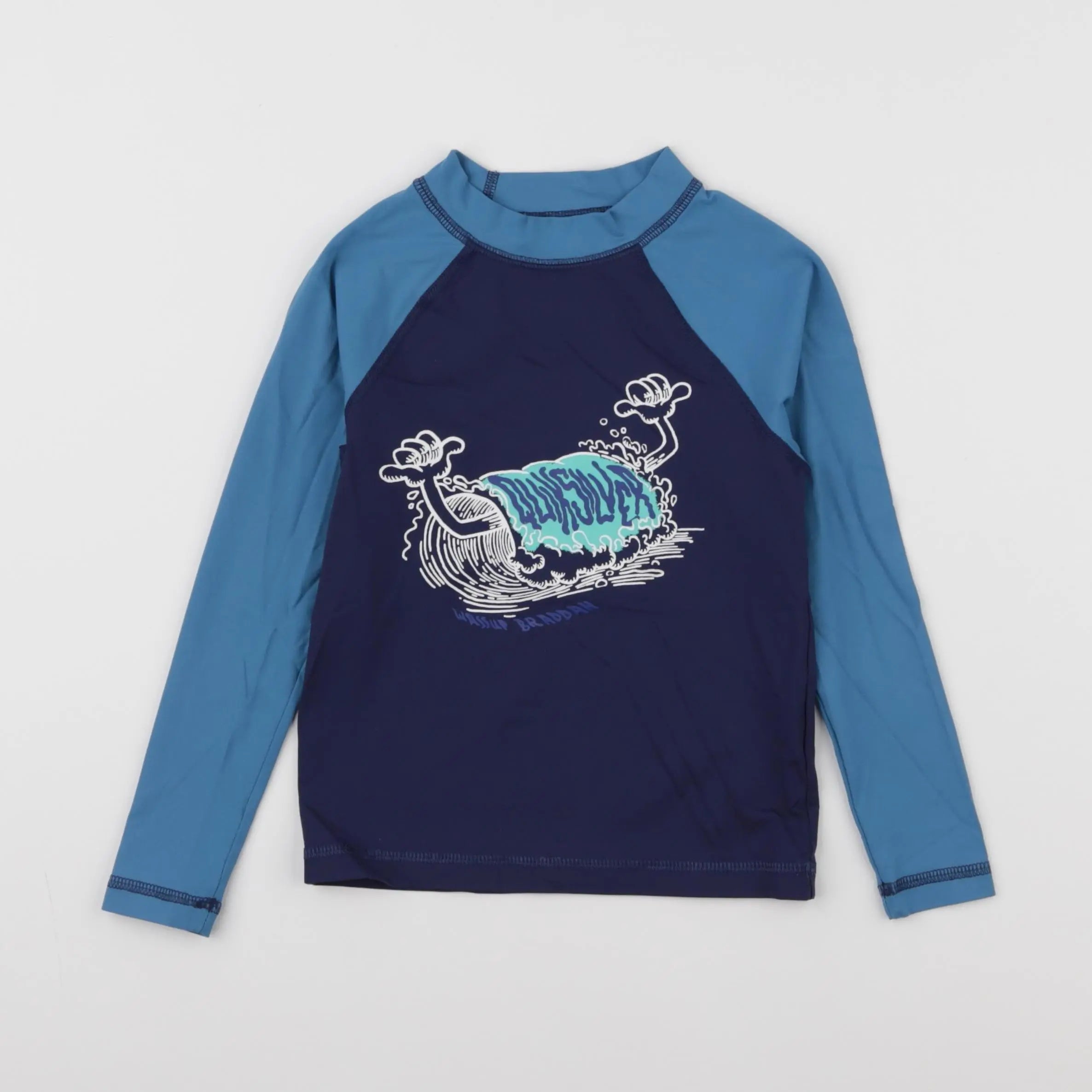 Quiksilver - tee-shirt de bain bleu - 5 ans