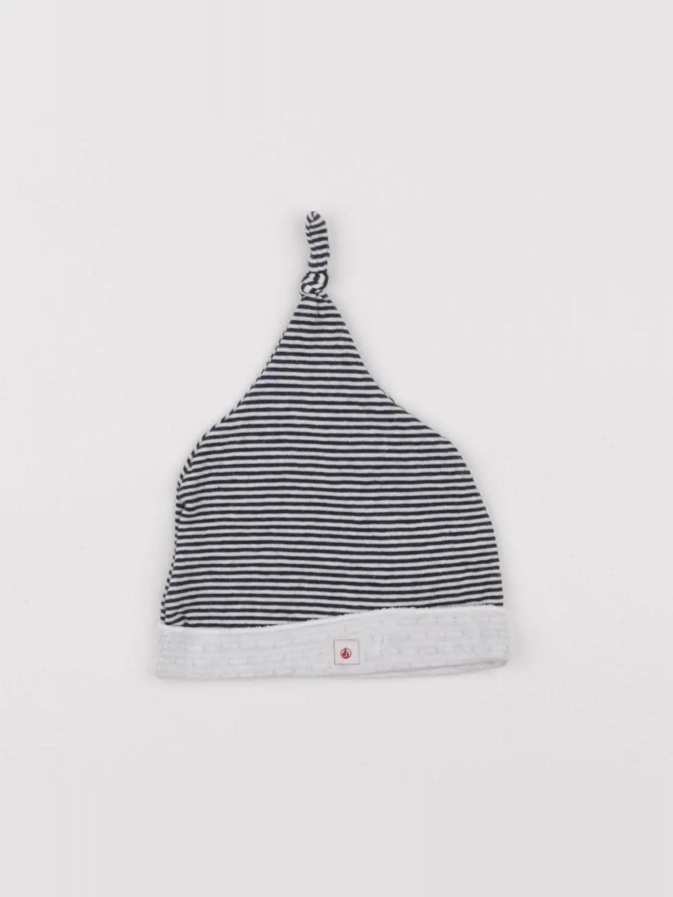 Petit Bateau - bonnet blanc, bleu - 6 mois