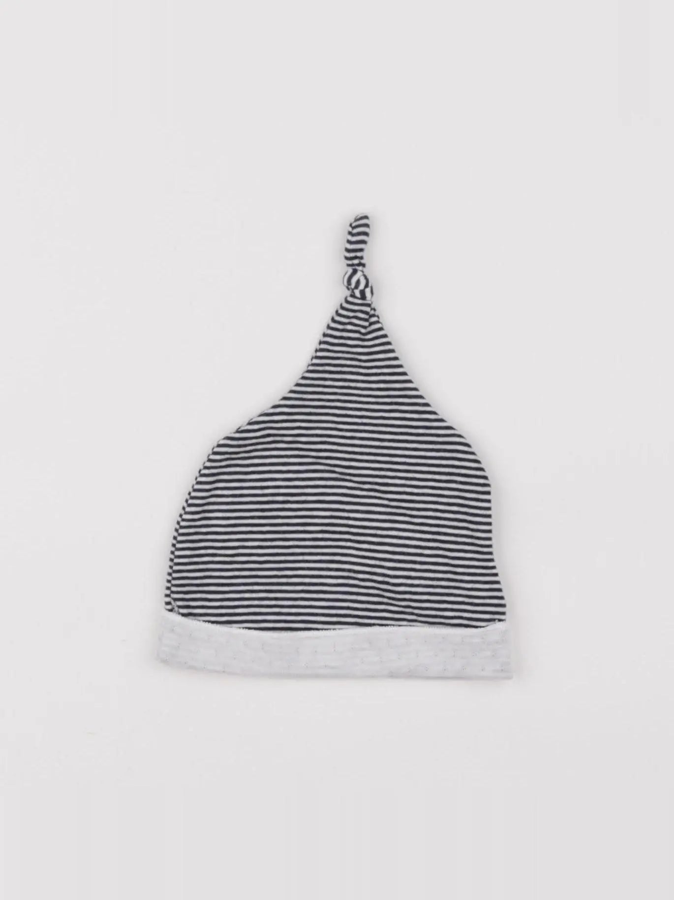 Petit Bateau - bonnet blanc, bleu - 6 mois