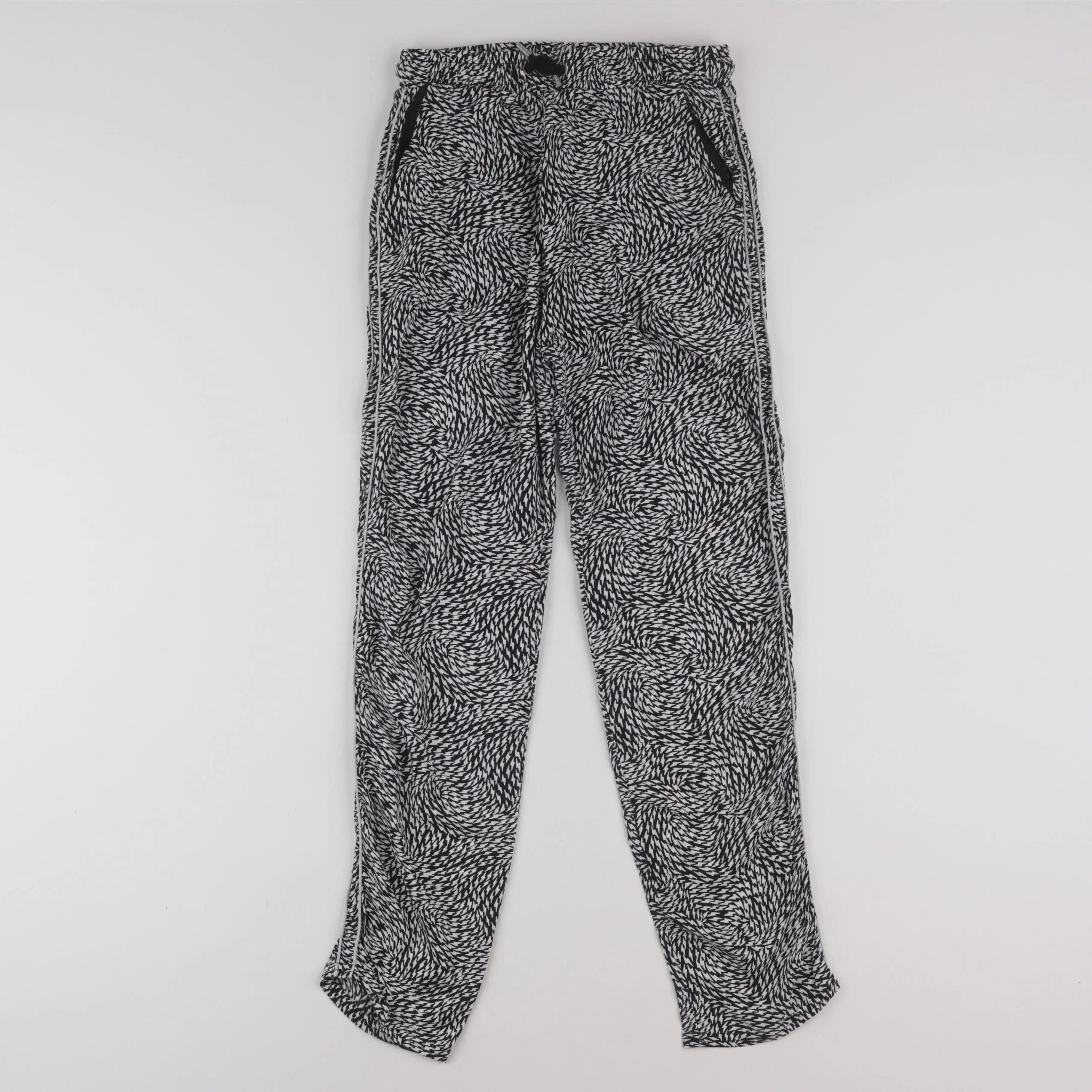 IKKS - pantalon gris, blanc - 12 ans