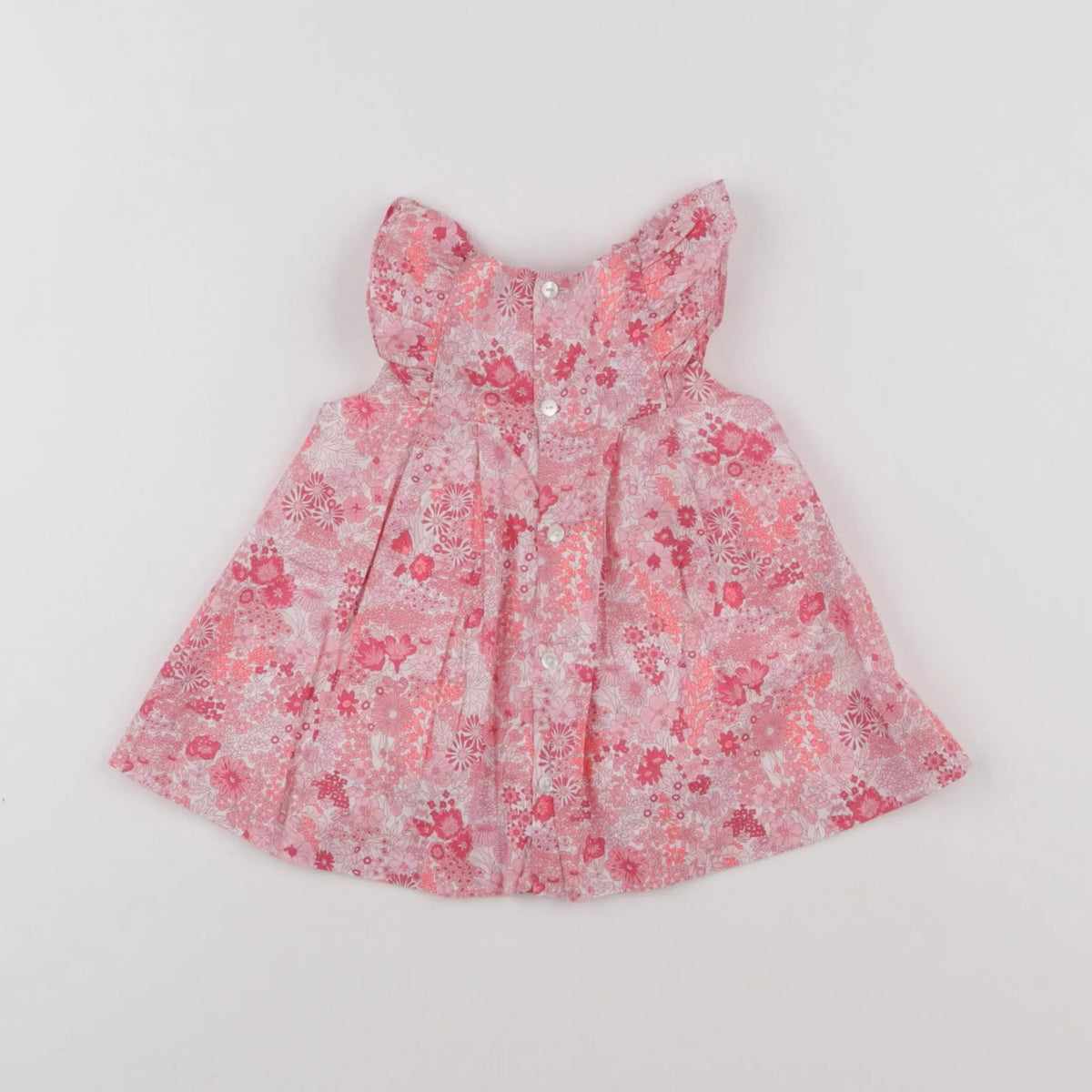 Jacadi - robe liberty rose - 6 mois